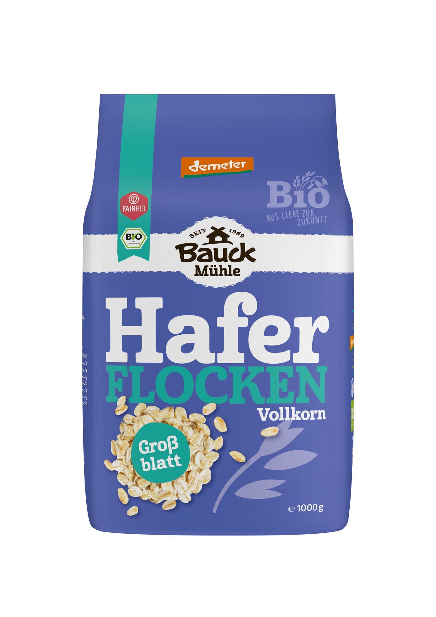 Bauckmühle Haferflocken Großblatt demeter