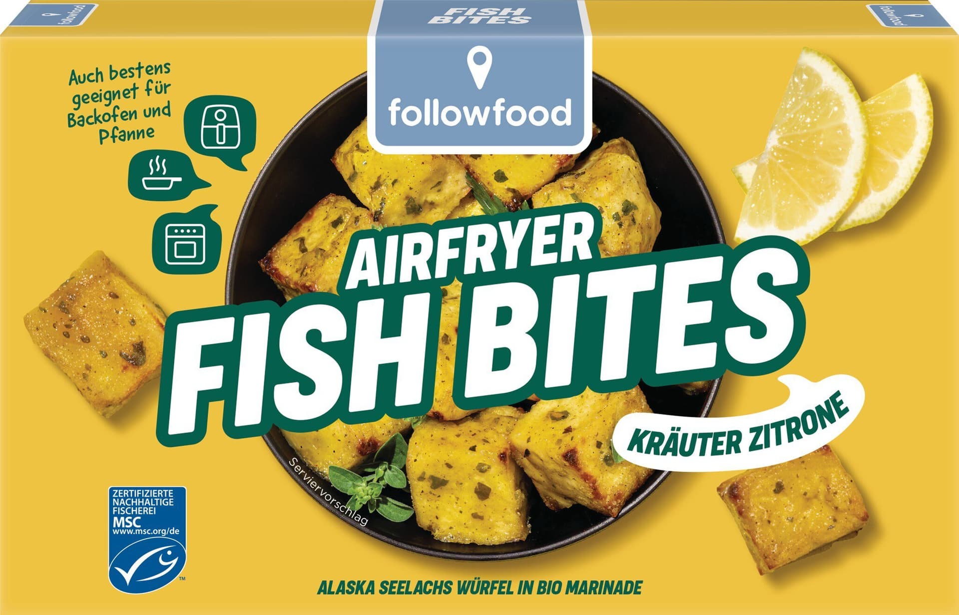 FollowFood Fish Bites Zitrone Kräuter (TK)