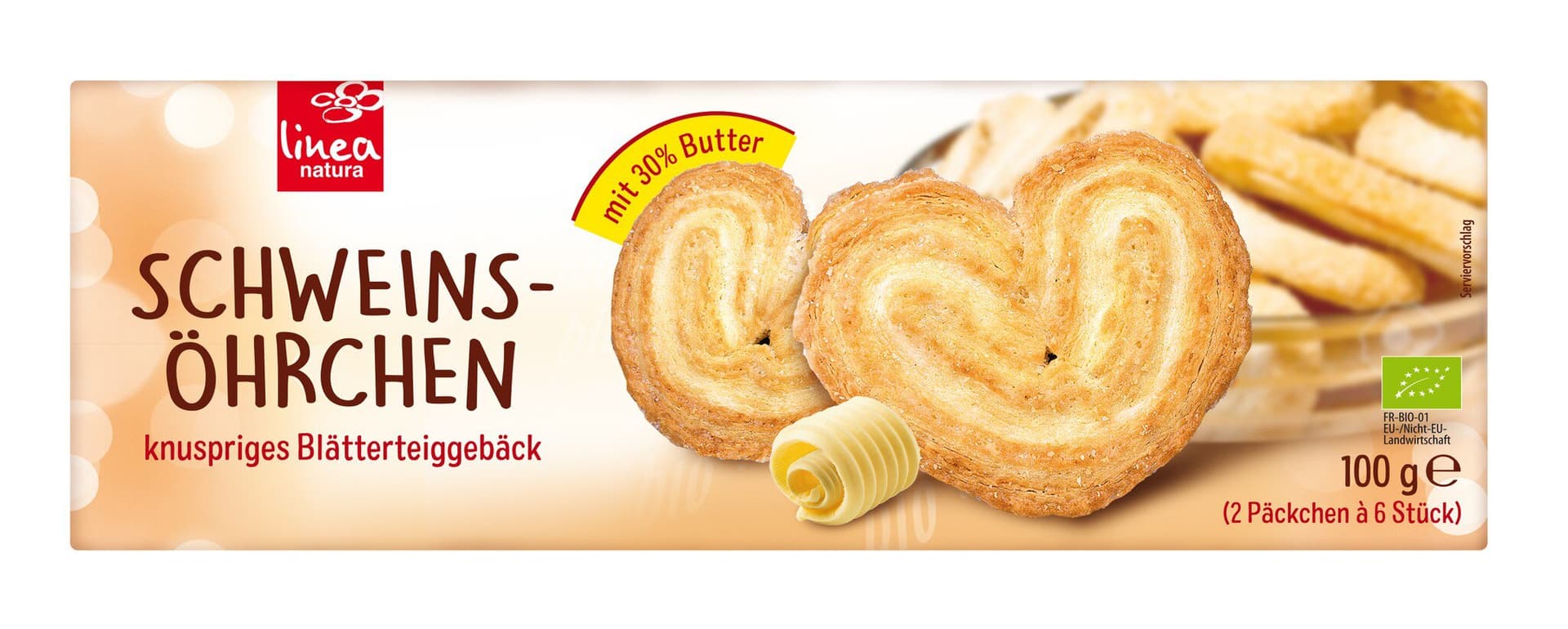 Linea Natura Schweinsöhrchen