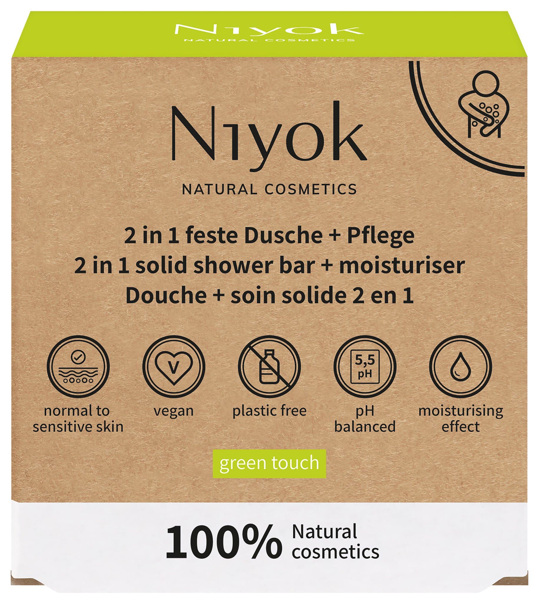Niyok Feste Dusche Green touch