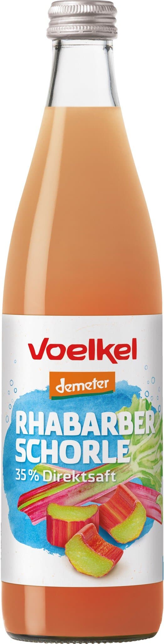 Voelkel Rhabarber Schorle
