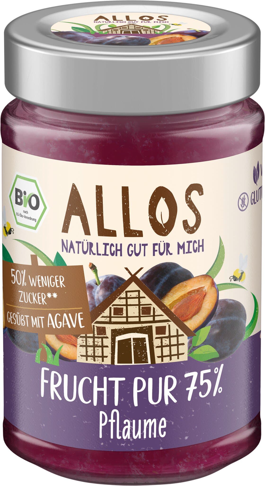 Allos Frucht Pur Pflaume