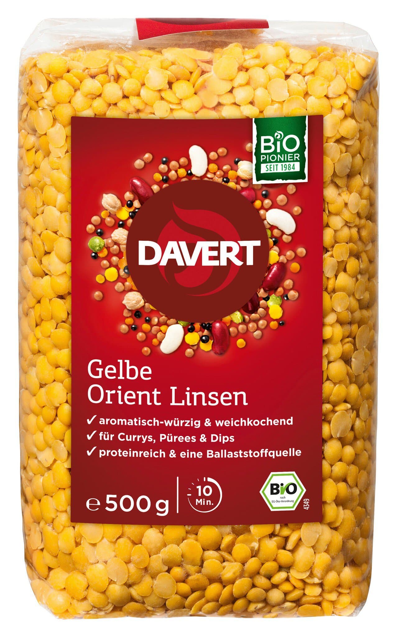 Davert Gelbe Orient Linsen