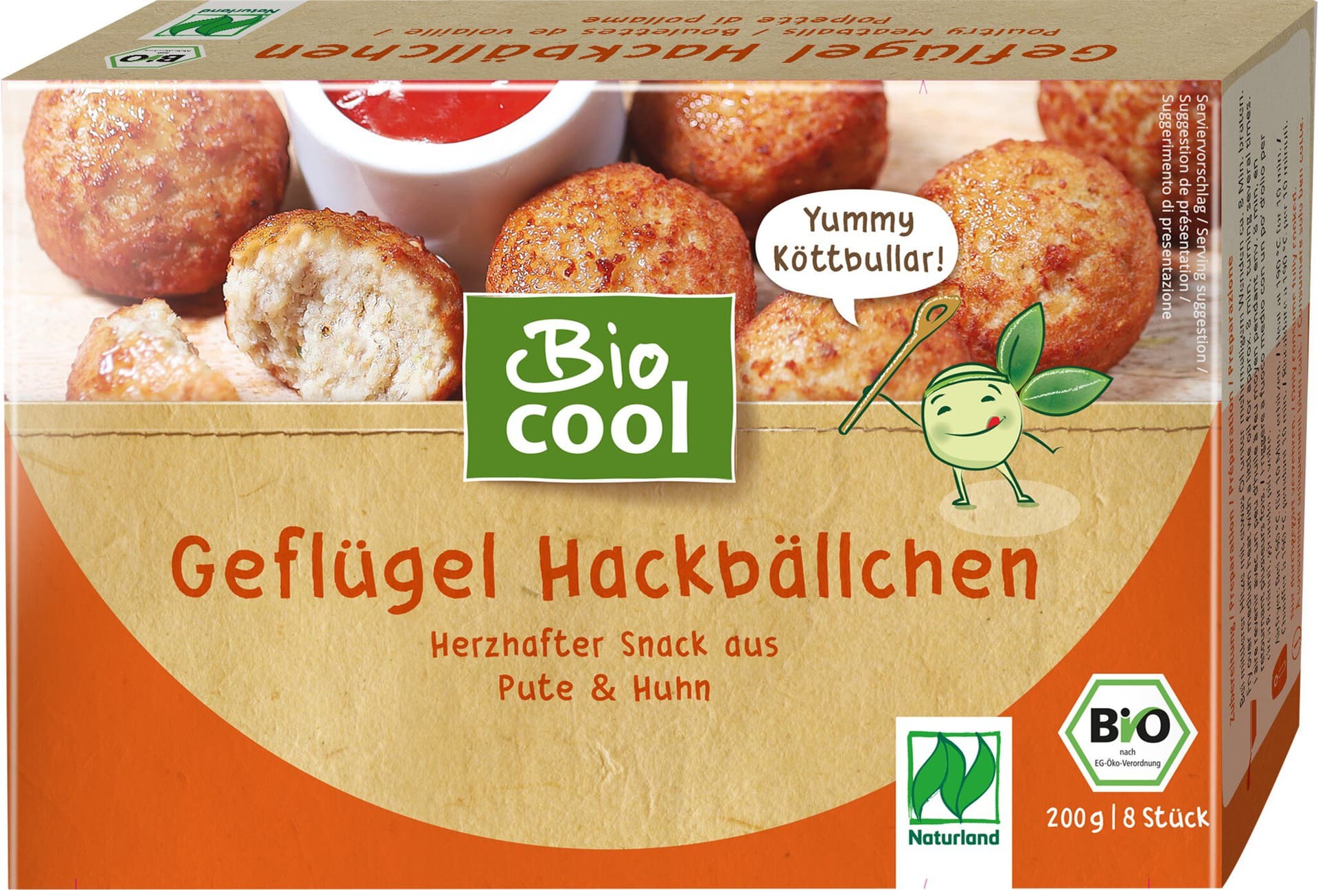 Bio cool Geflügel Hackbällchen (TK)