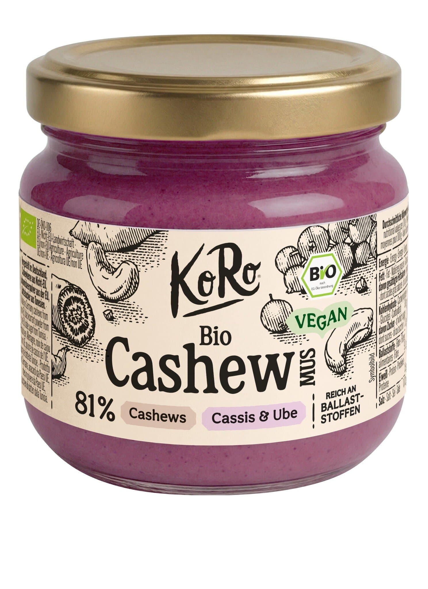 Koro Cashewcreme Cassis Ube