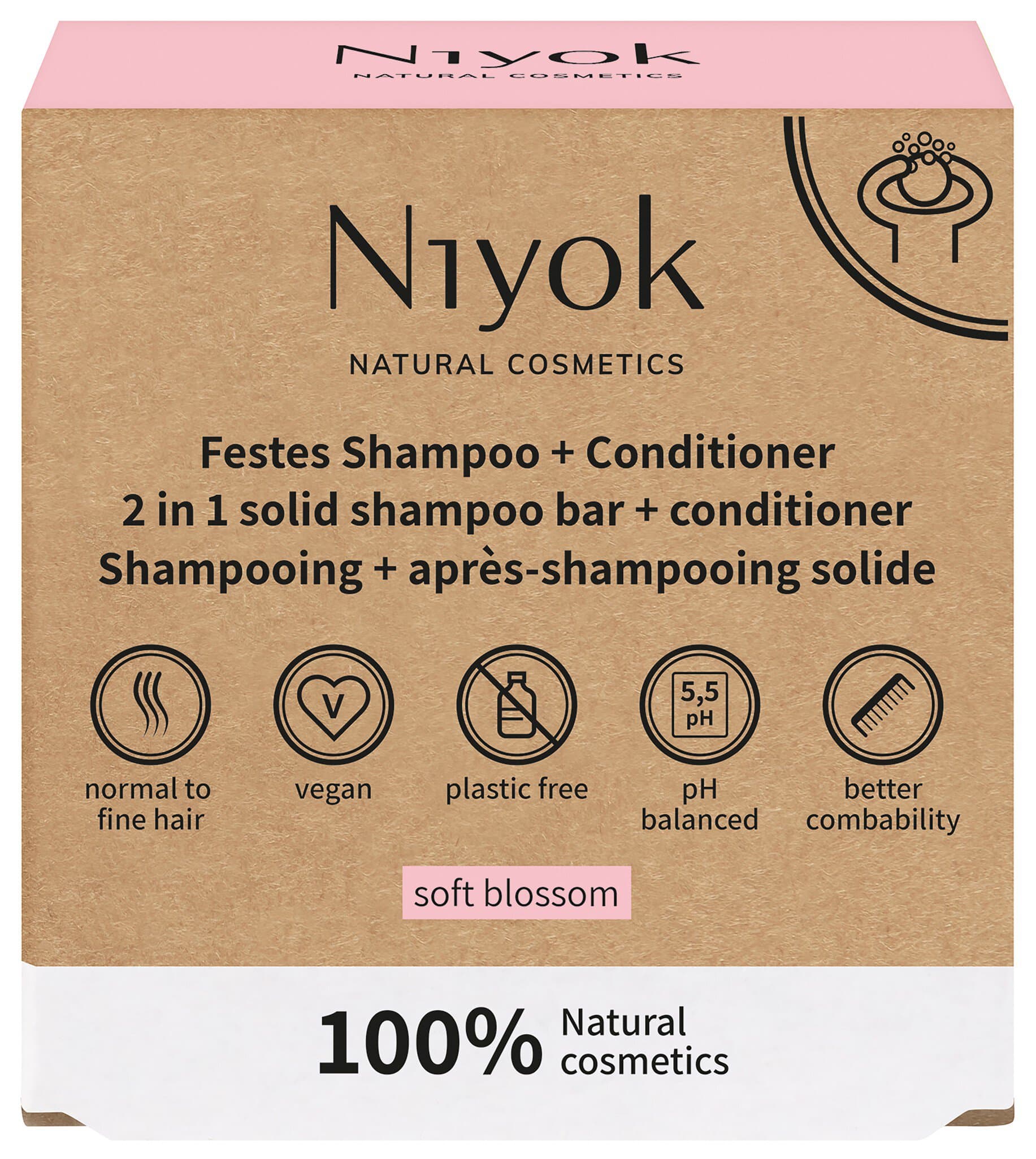 Niyok Festes Shampoo+Spülung Soft blossom