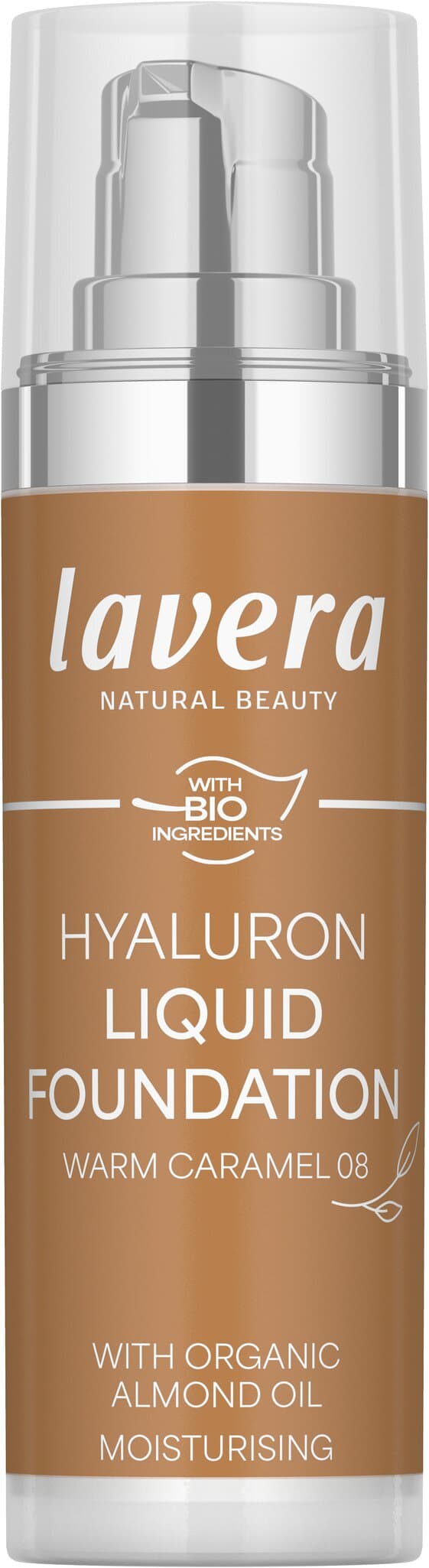 Lavera Hyaluron Liquid Foundation Warm Caramel 08