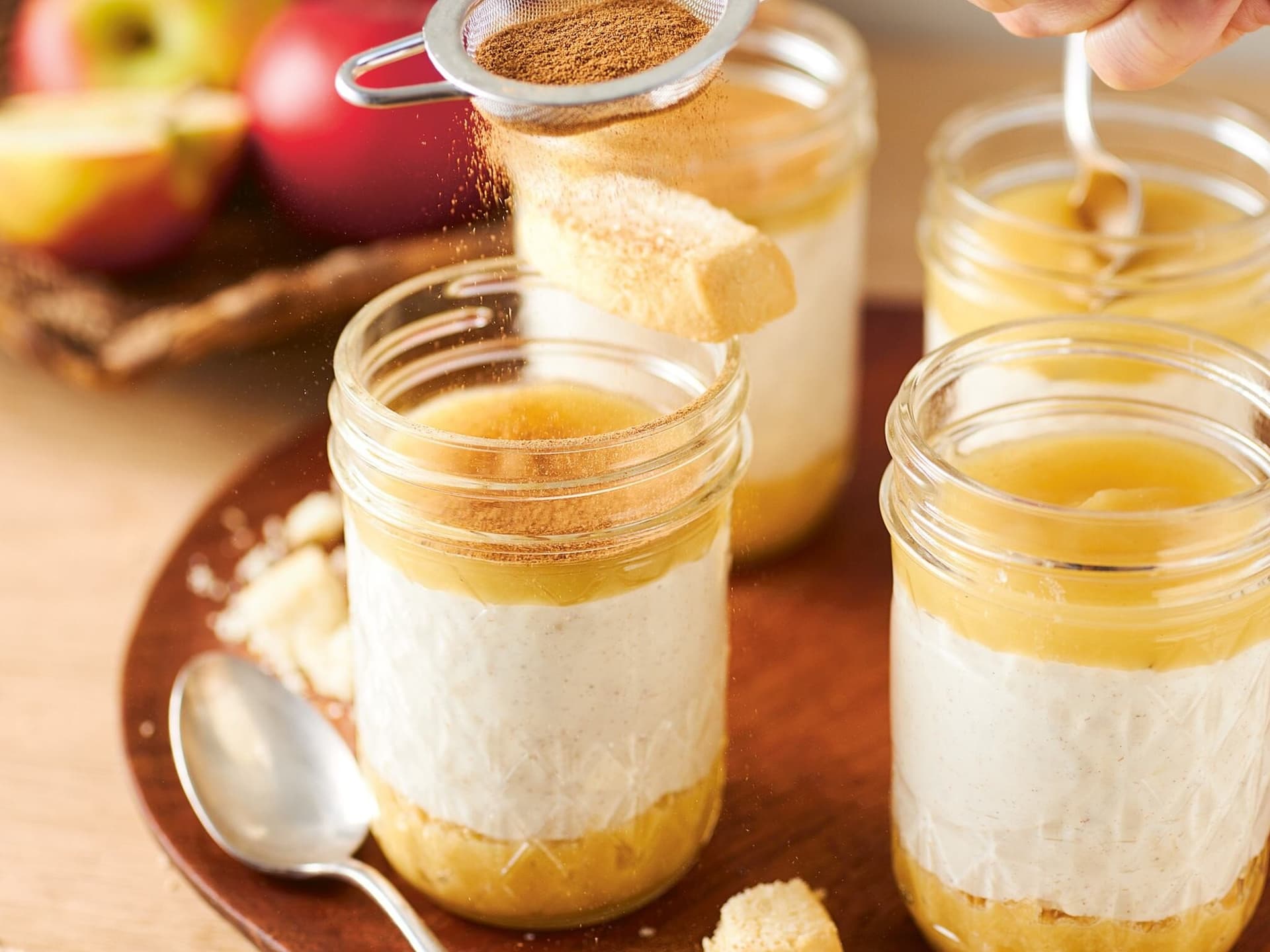 No-Bake-Käsekuchen im Glas
