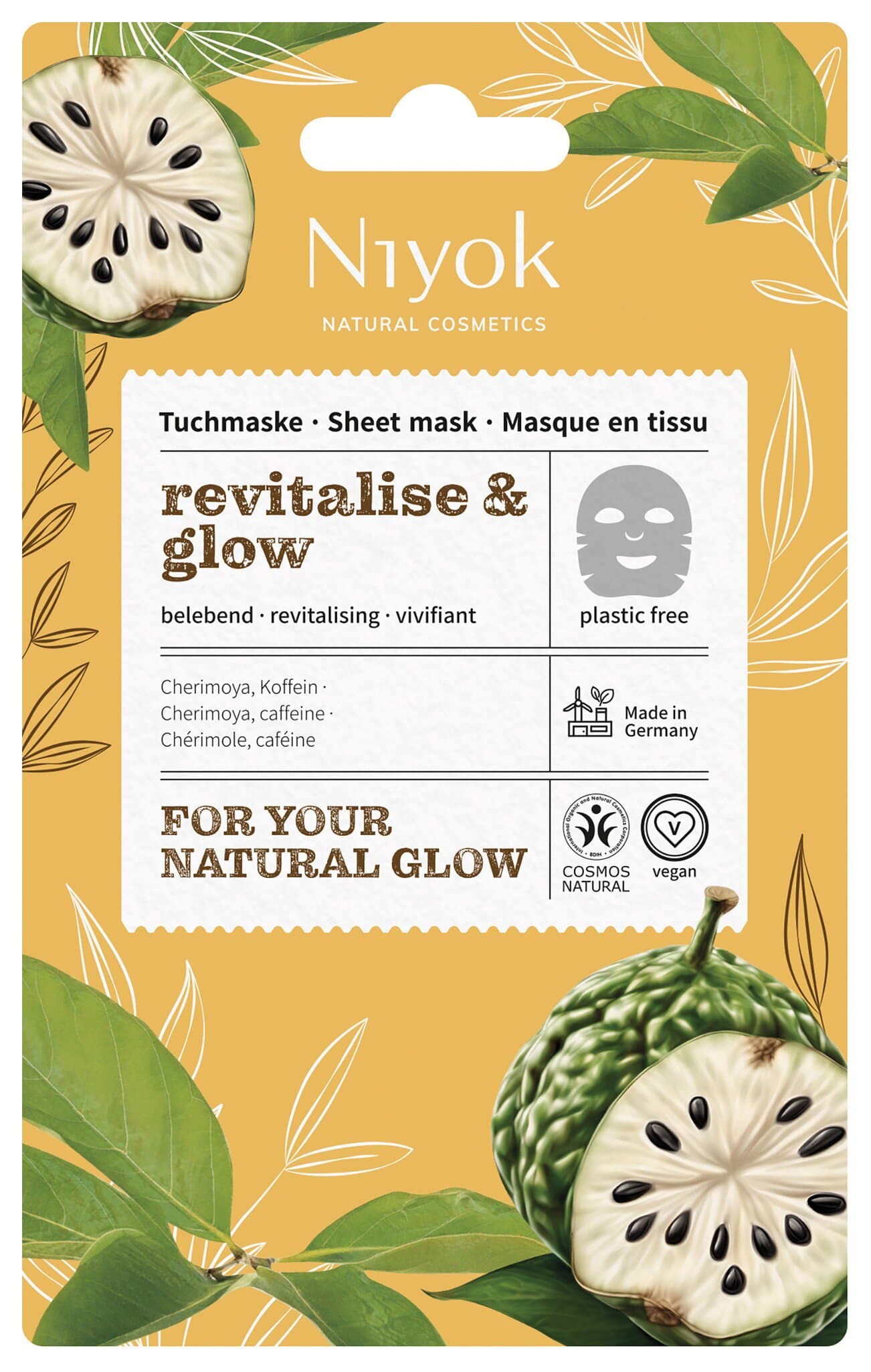 Niyok Tuchmaske Revitalise & Glow