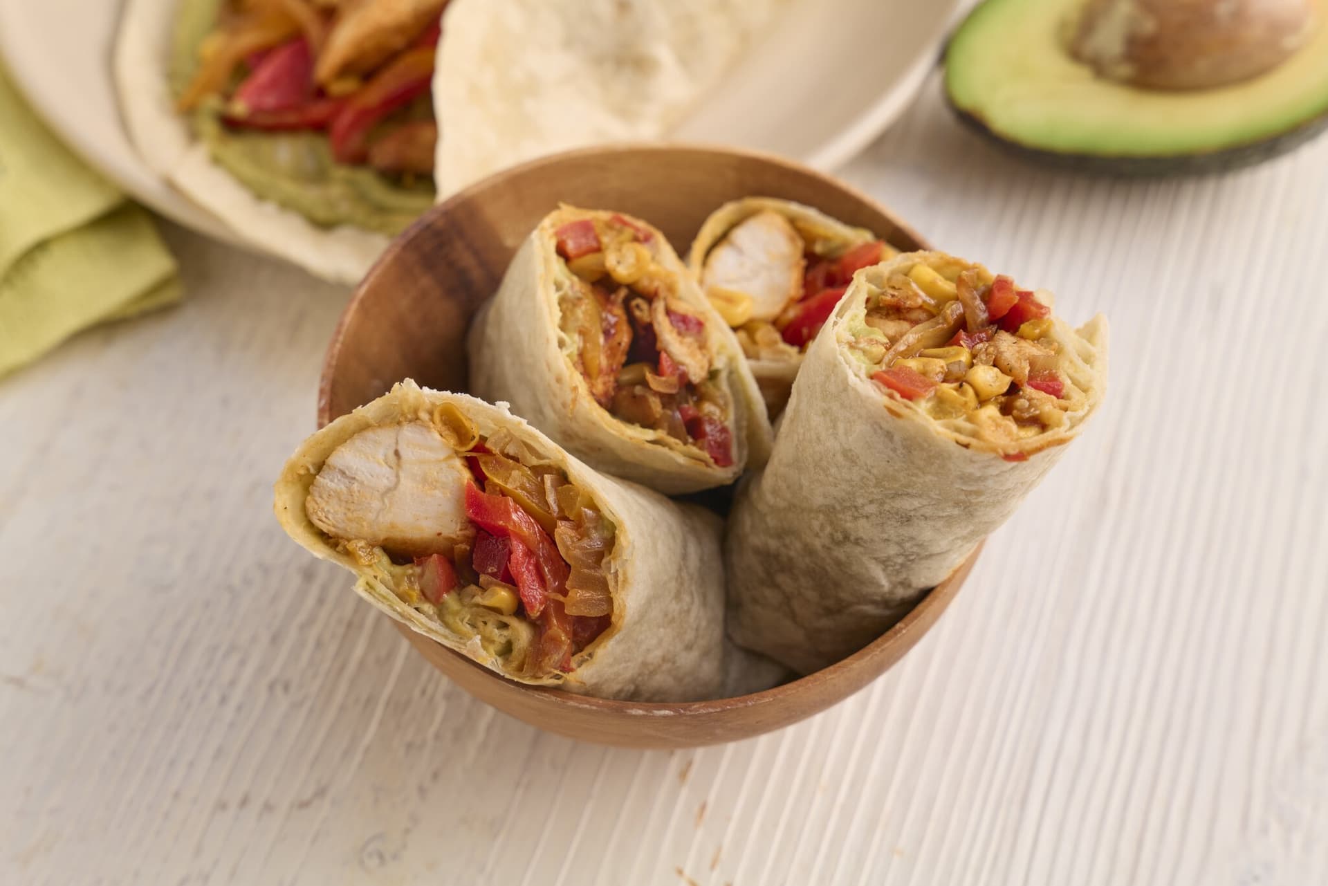 Burritos mit Hähnchenbrustfilet