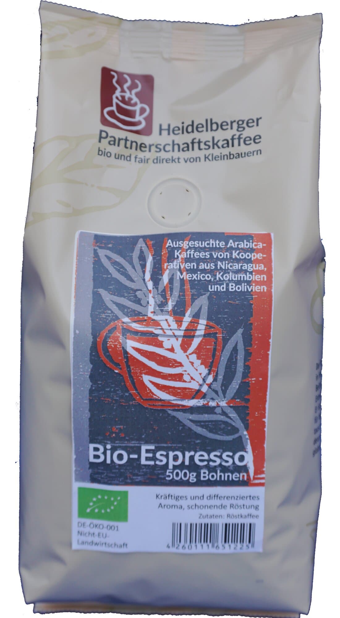 Heidelberger Kaffee Espresso ganze Bohne