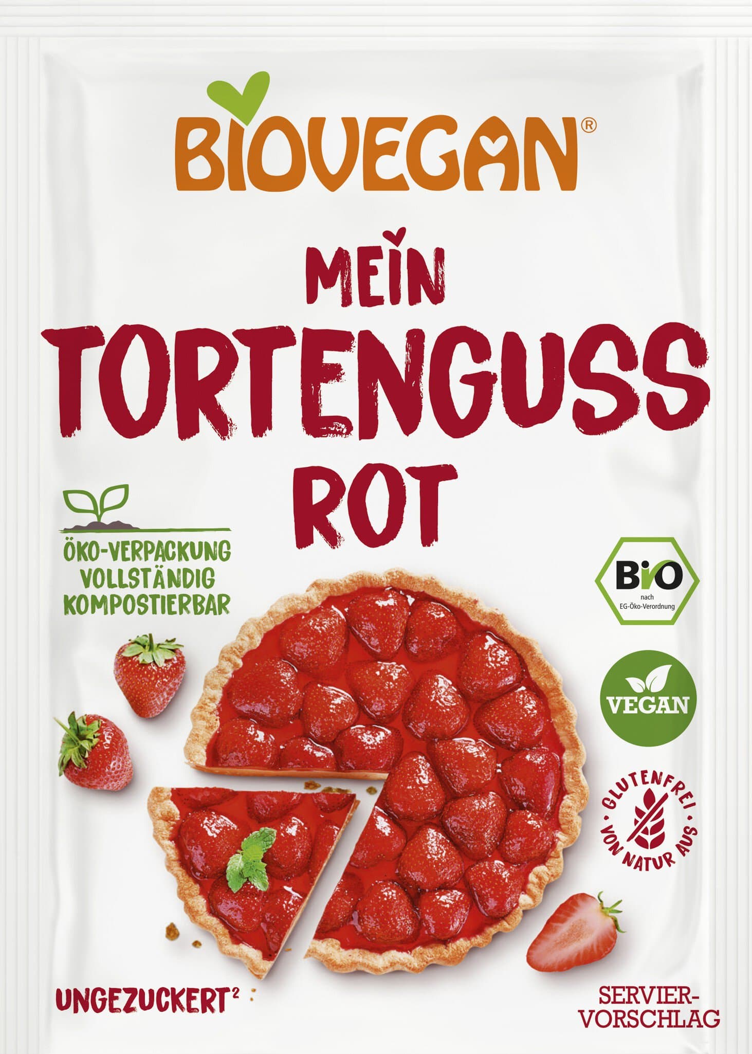 Biovegan Tortenguss rot