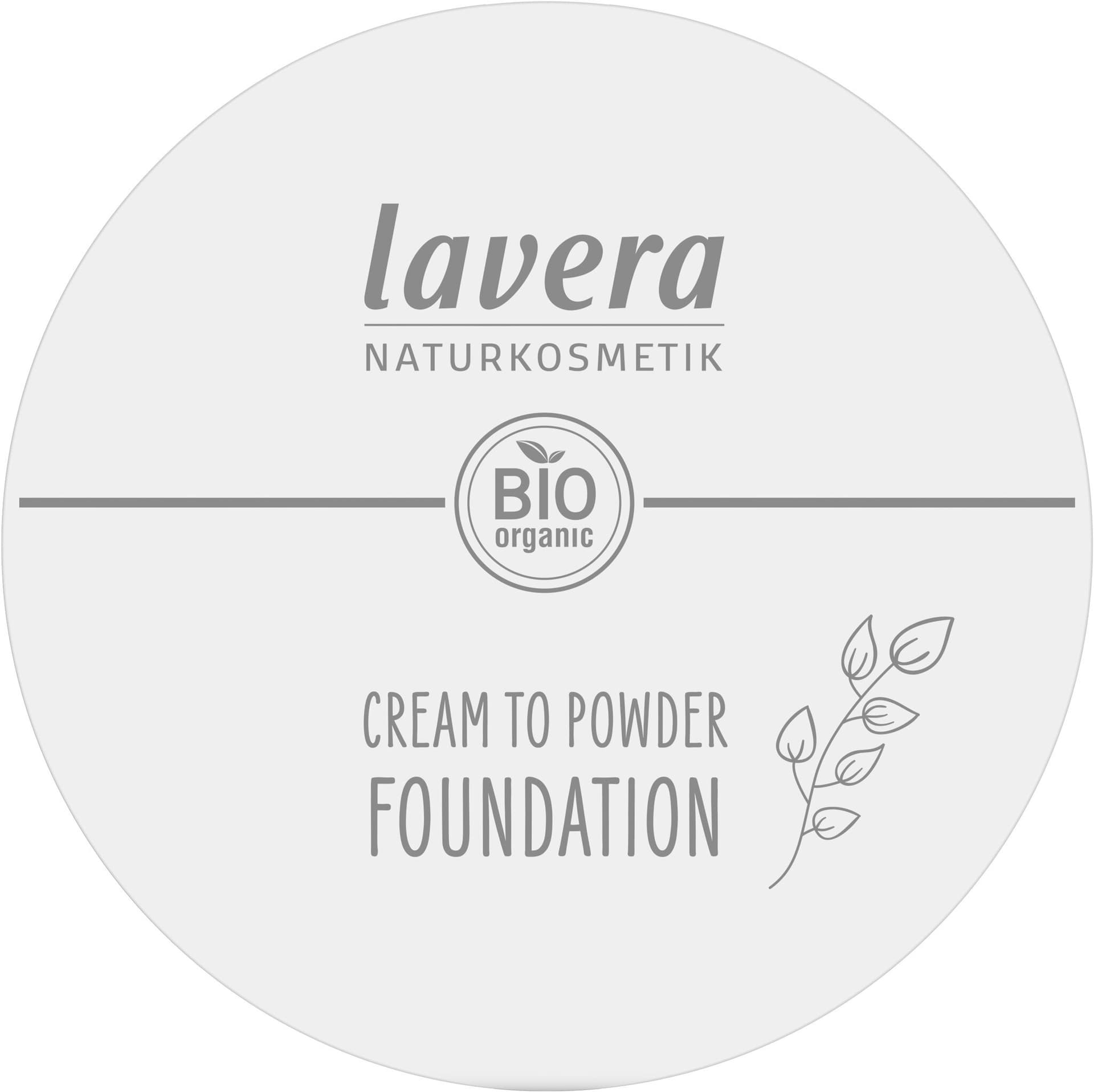 Lavera Cream to Powder Foundation Tanned 02