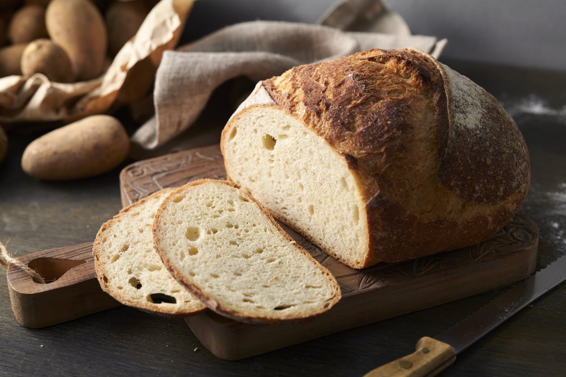 Kartoffelbrot aus dem Topf
