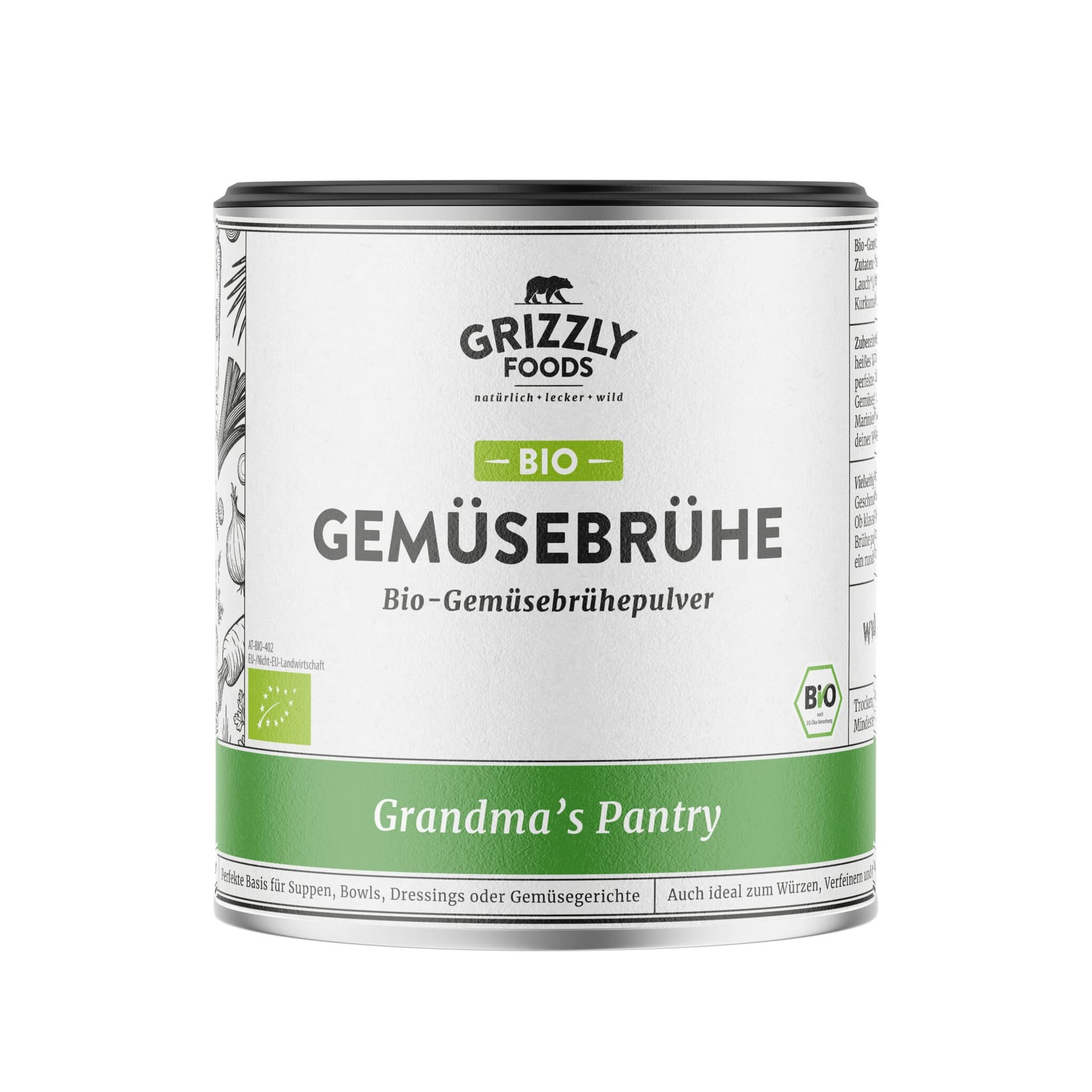 Grizzly Foods Gemüsebrühepulver