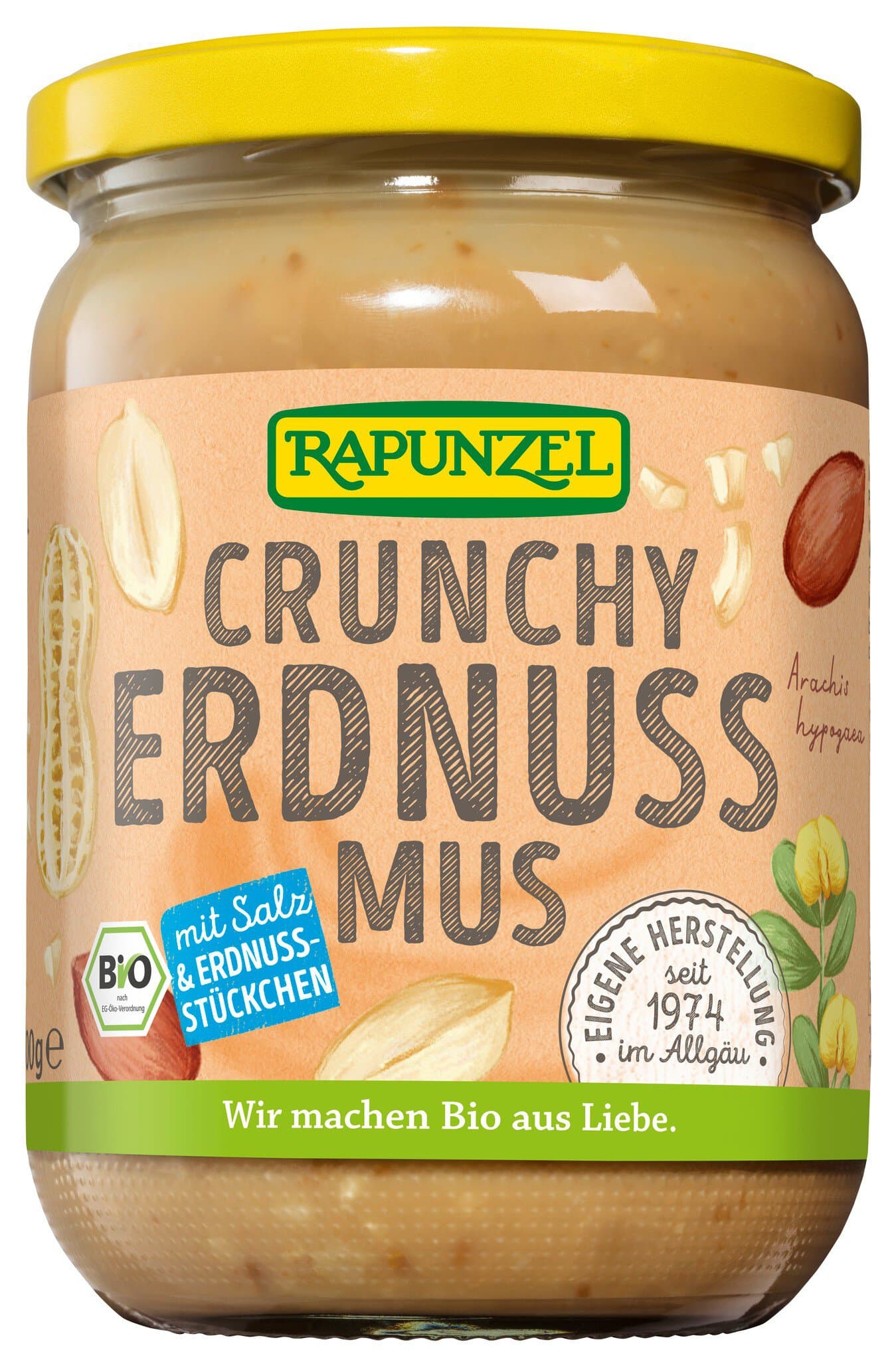 Rapunzel Erdnussmus Crunchy mit Salz