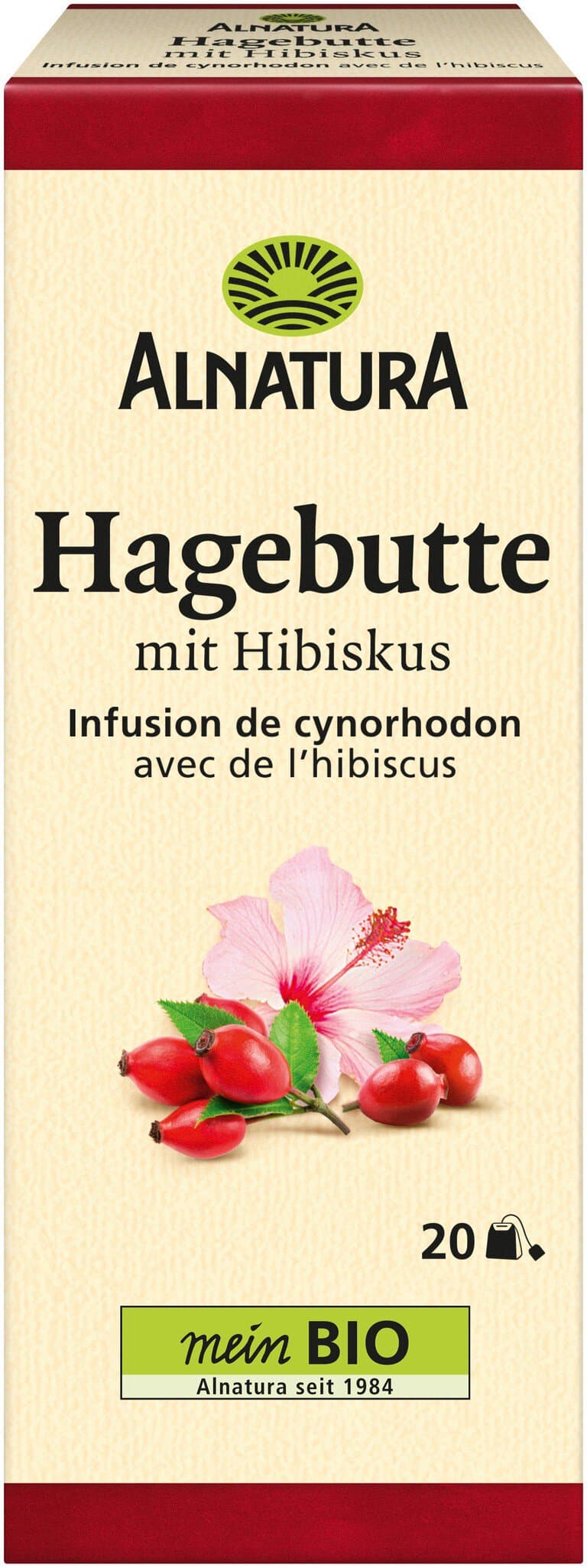 Alnatura Hagebuttentee mit Hibiskus