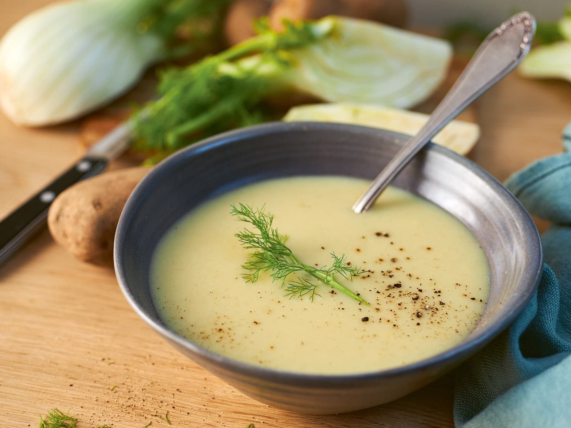 Kartoffel-Fenchel-Suppe