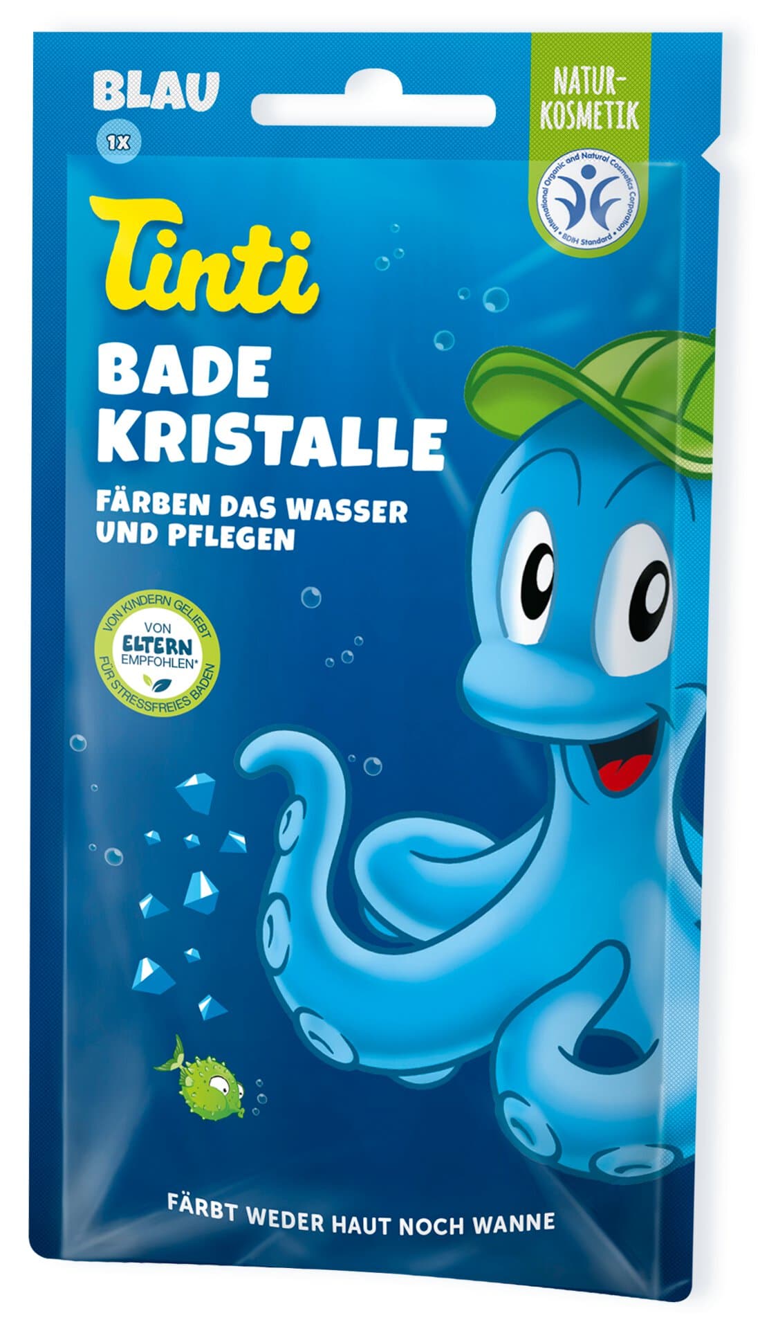 Tinti Badekristalle blau
