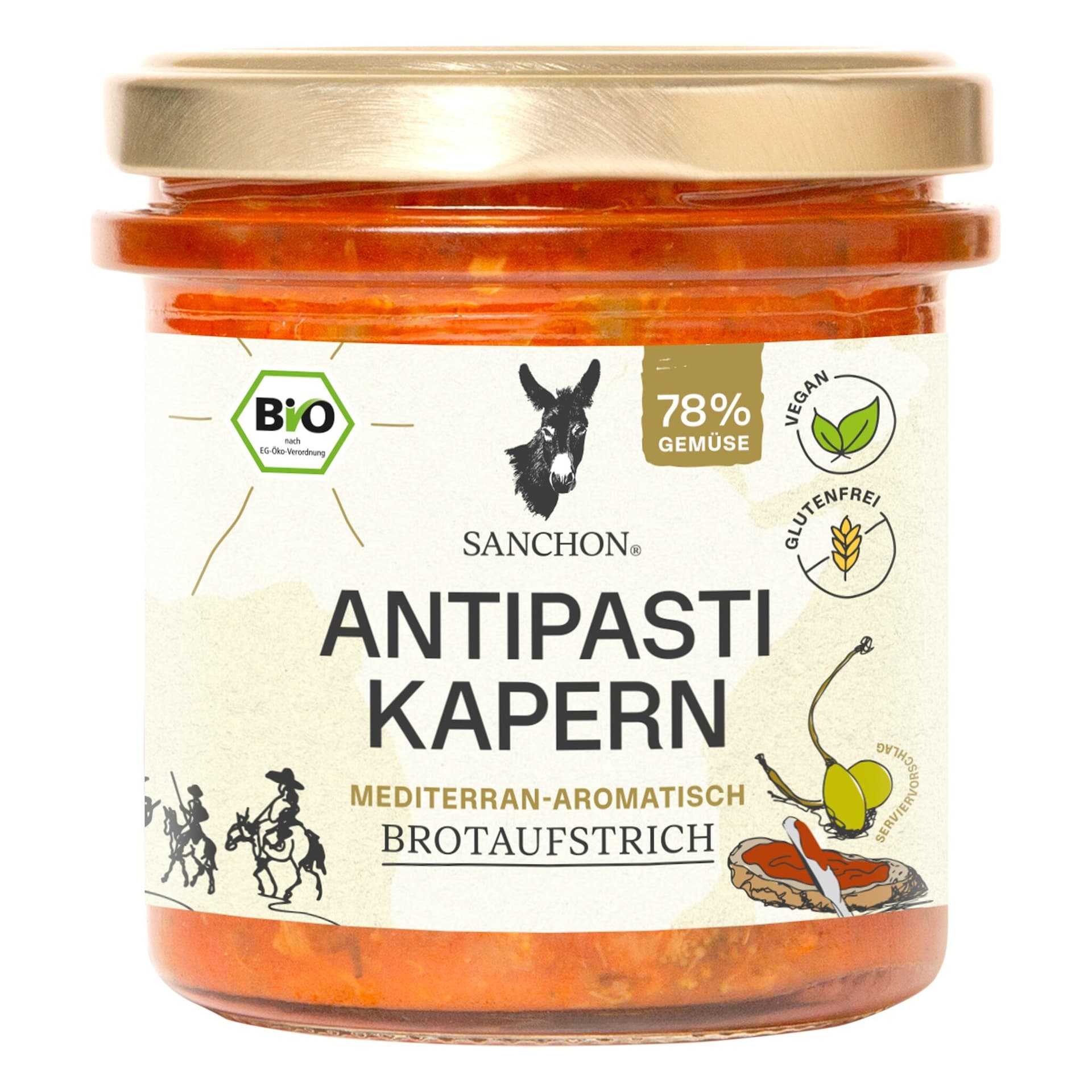 Sanchon Antipasti Kapern Brotaufstrich