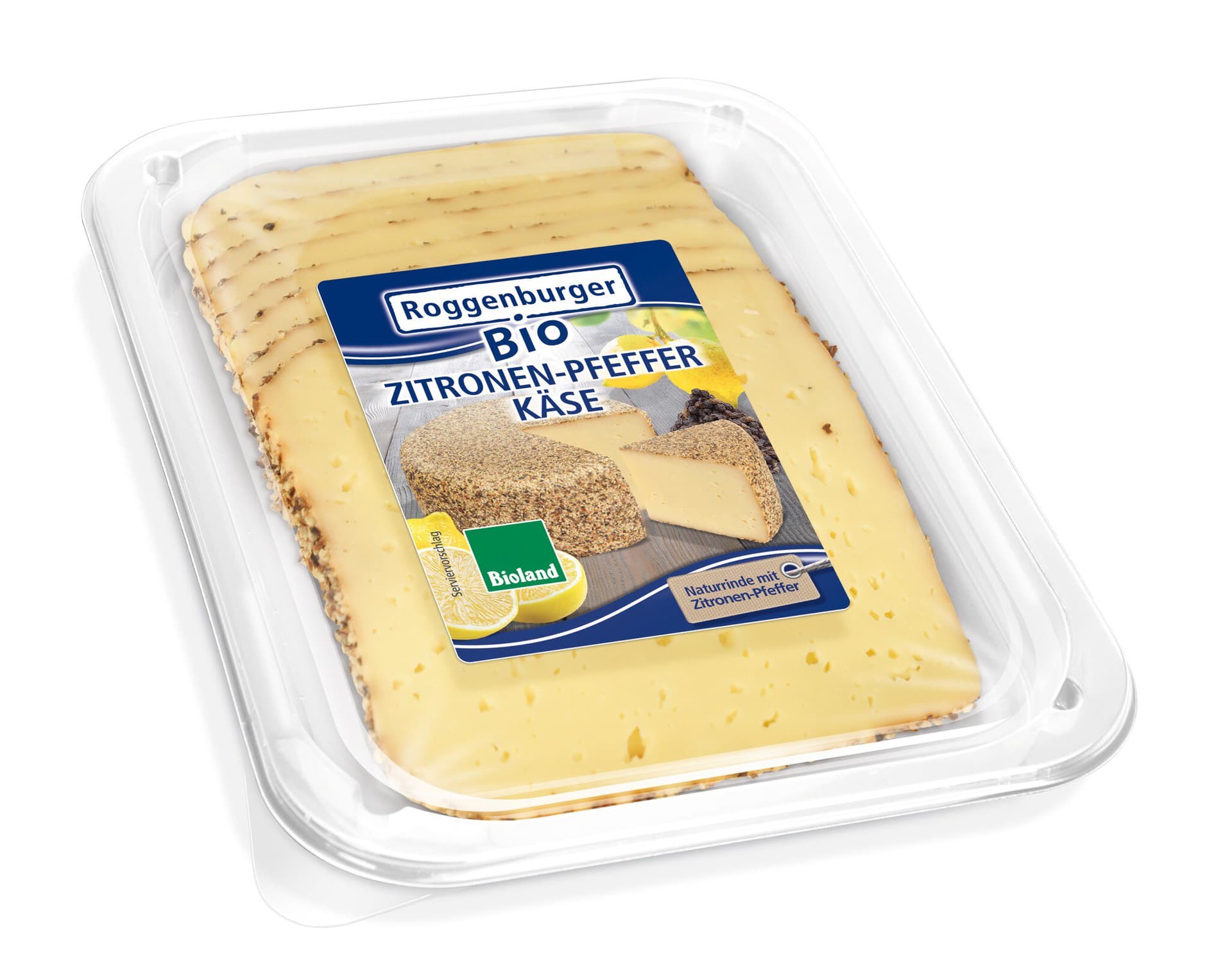 Roggenburger Zitronenpfeffer in Scheiben