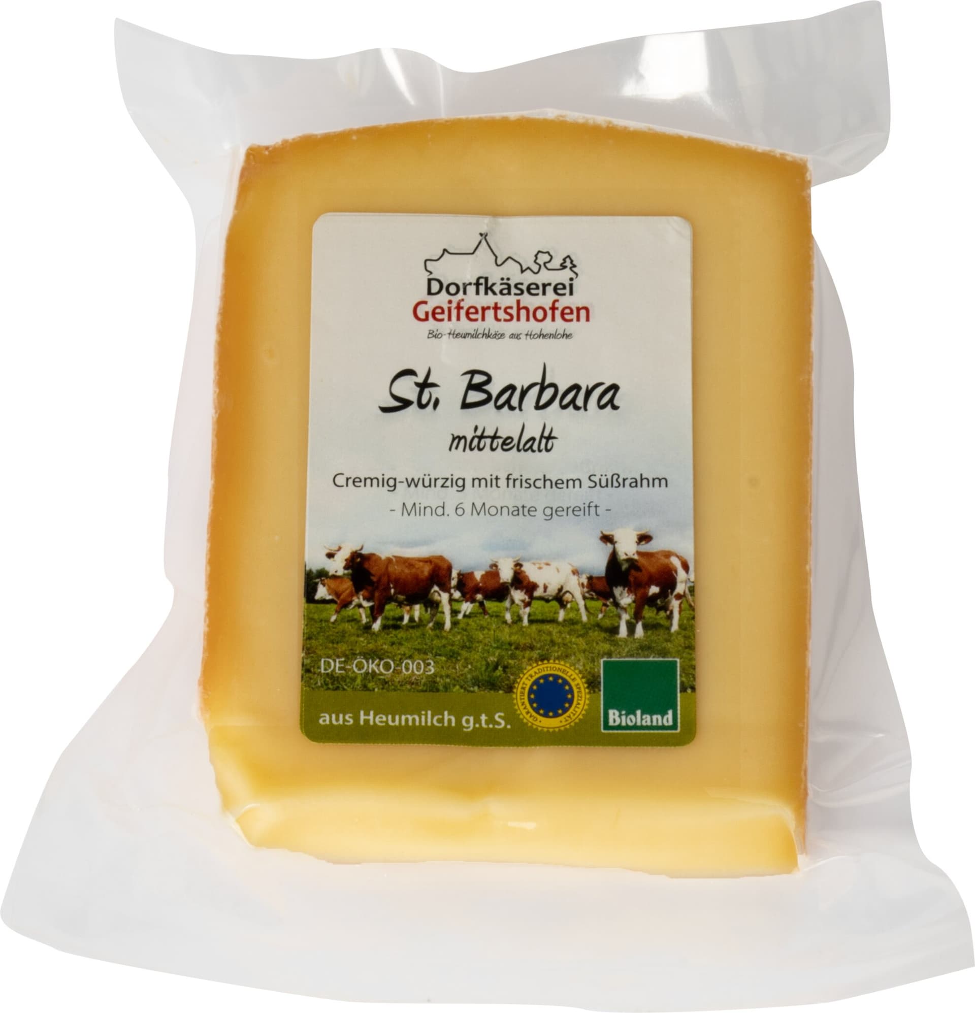 Geifertshofen St. Barbara Käse Jung