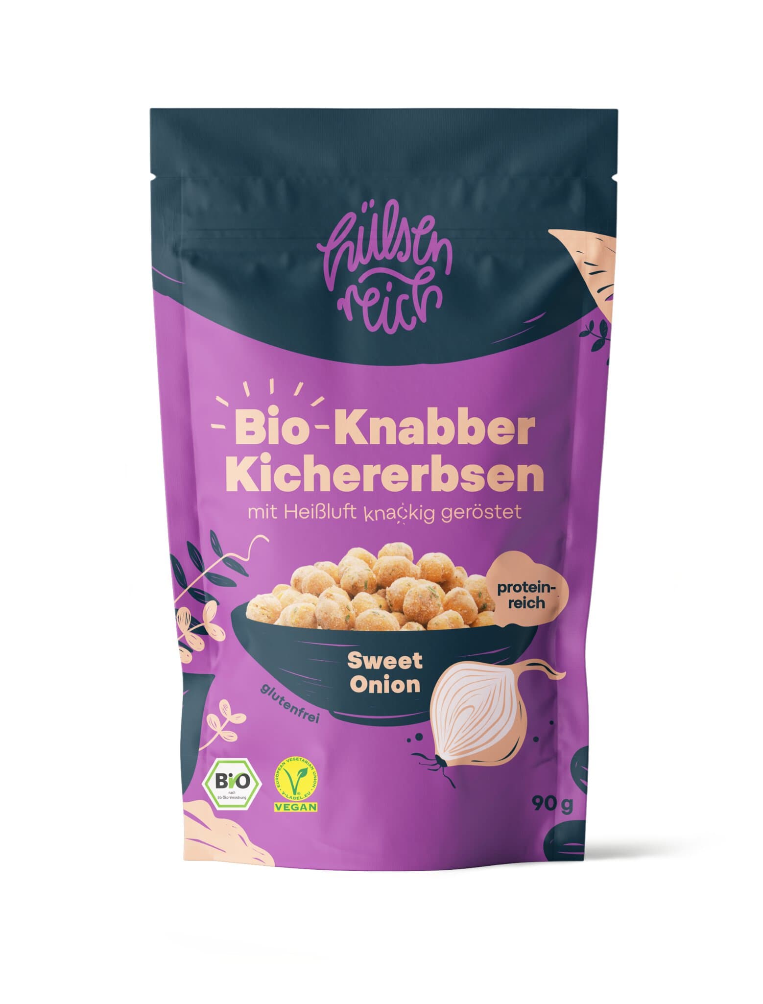 Hülsenreich Geröstete Kichererbsen Sweet Onion