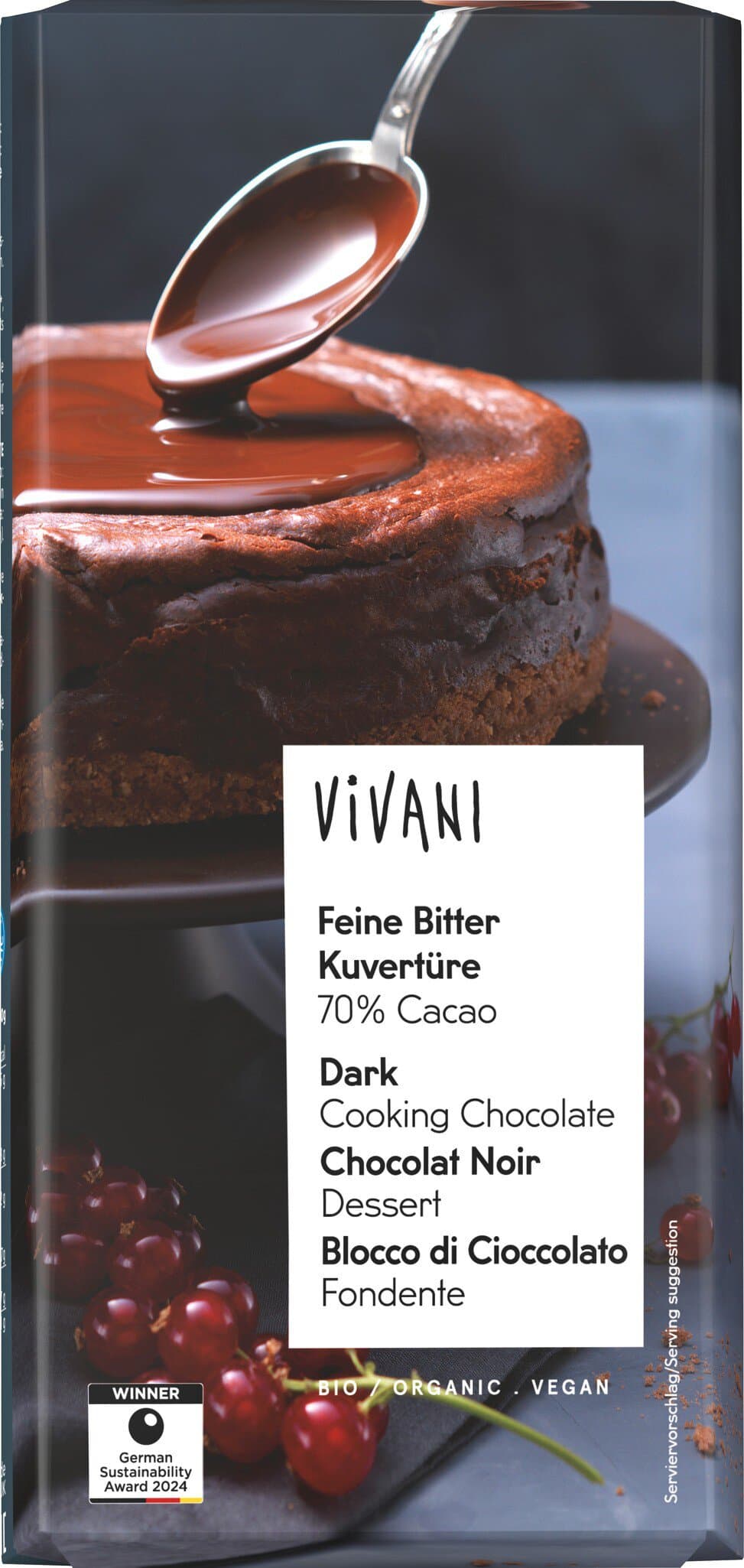 Vivani Kuvertüre Zartbitter