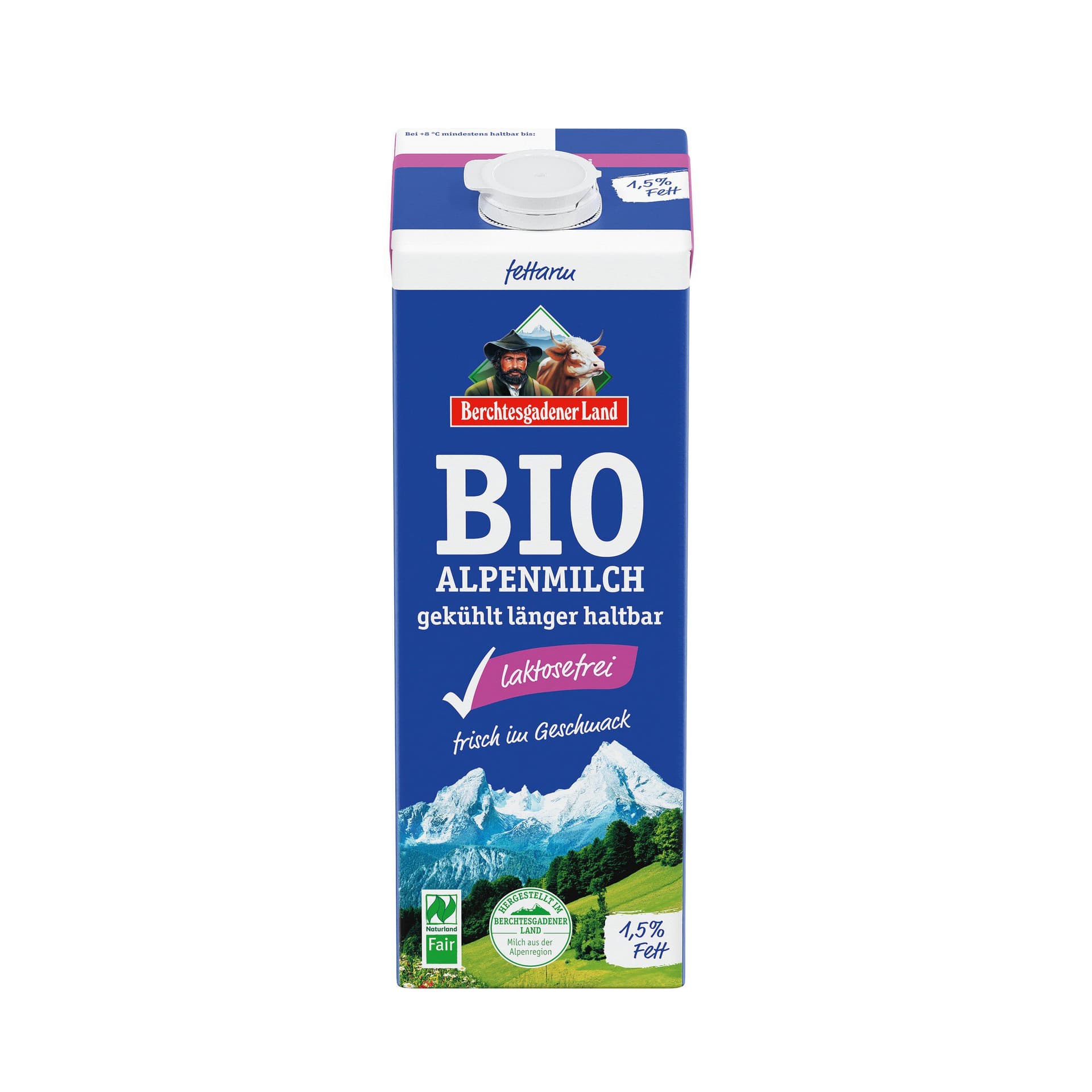 Berchtesgadener Land Frische Alpenmilch laktosefrei 1,5%