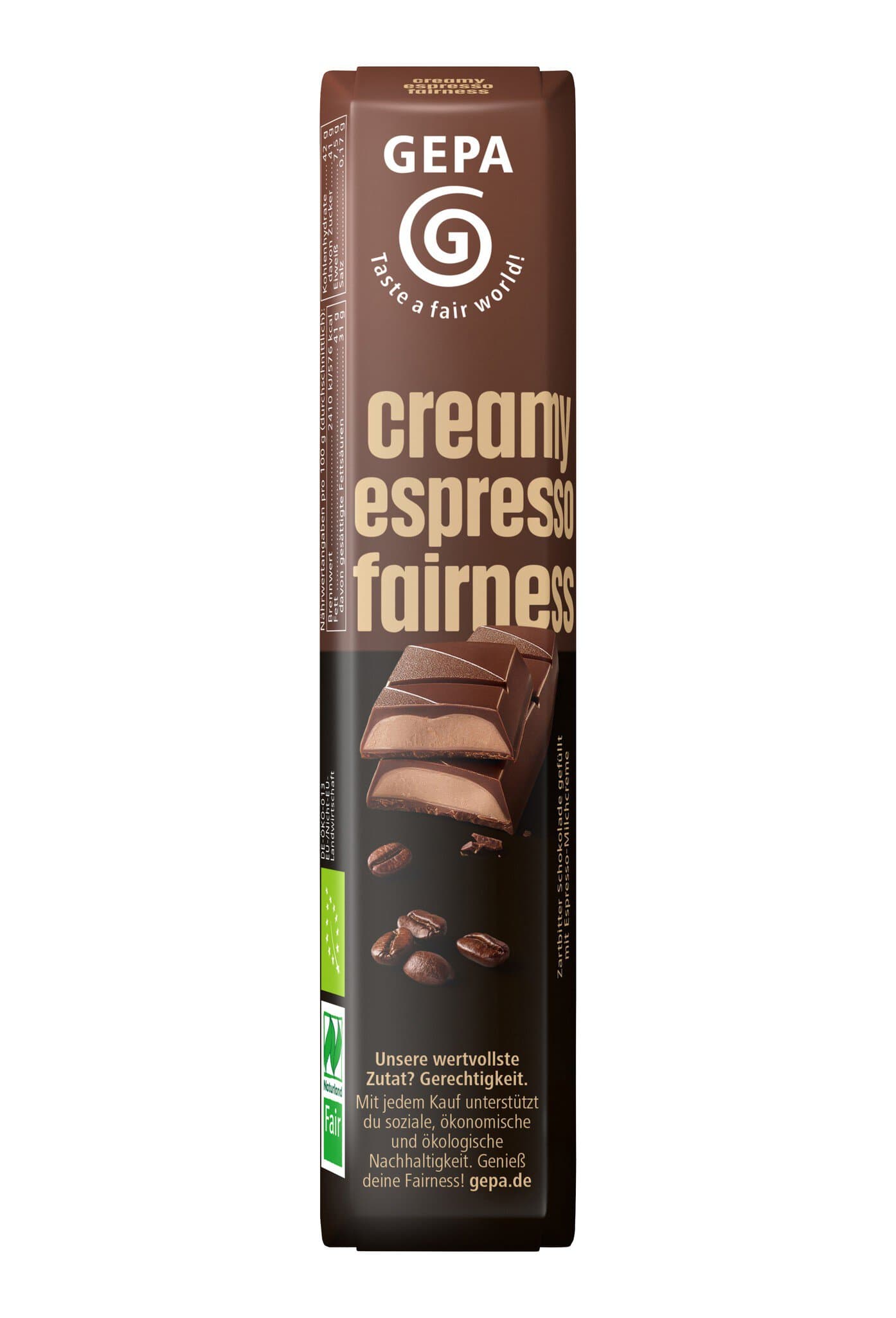 Gepa Creamy espresso fairness