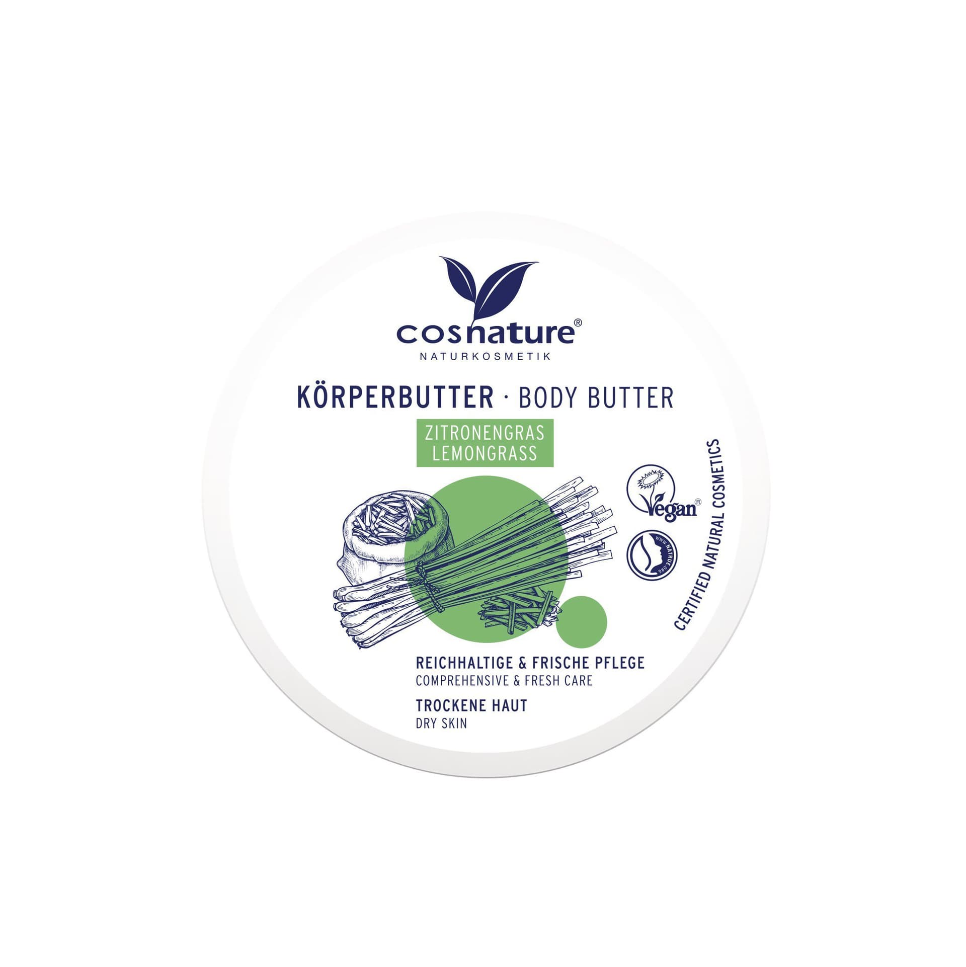 cosnature Körperbutter Zitronengras