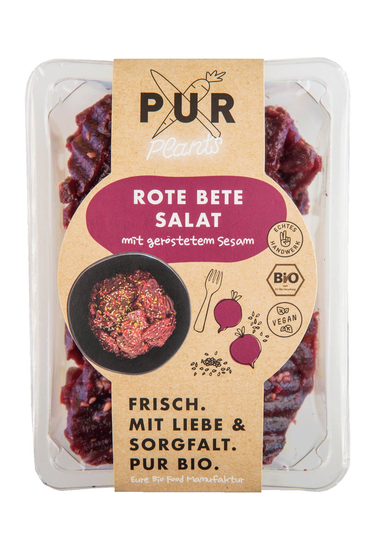 PUR Rote Betesalat mit Sesam