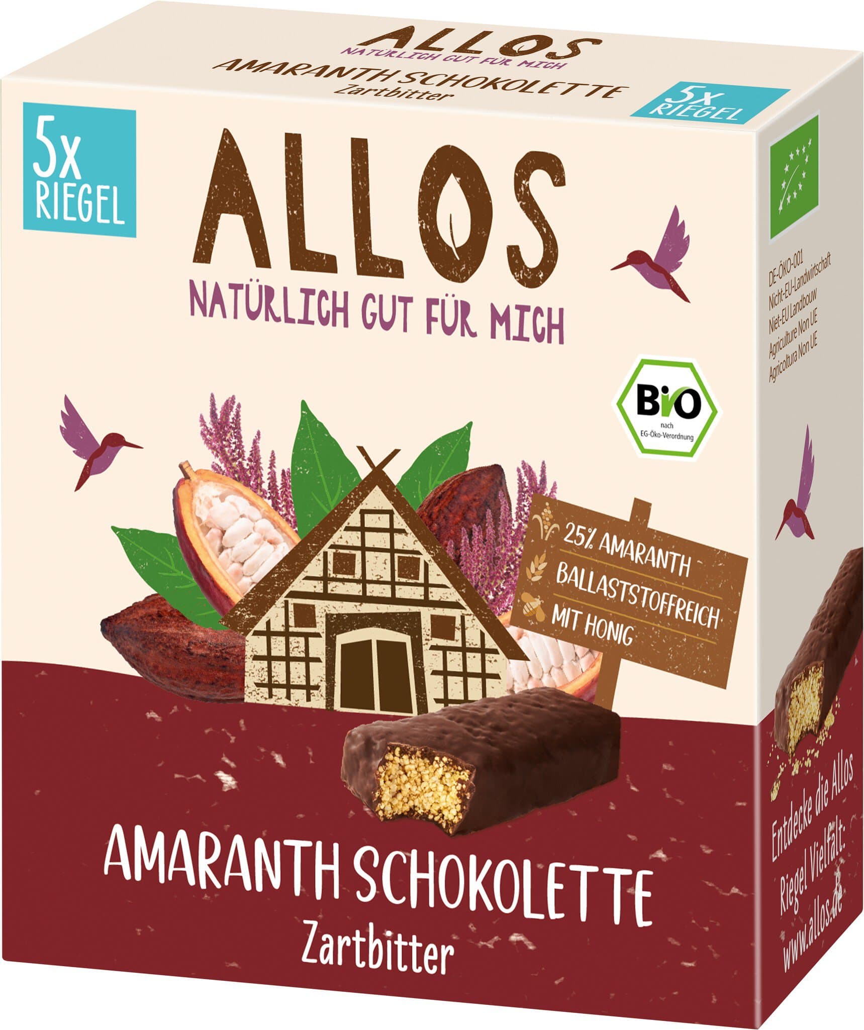 Allos Amaranth Schokolette Zartbitter