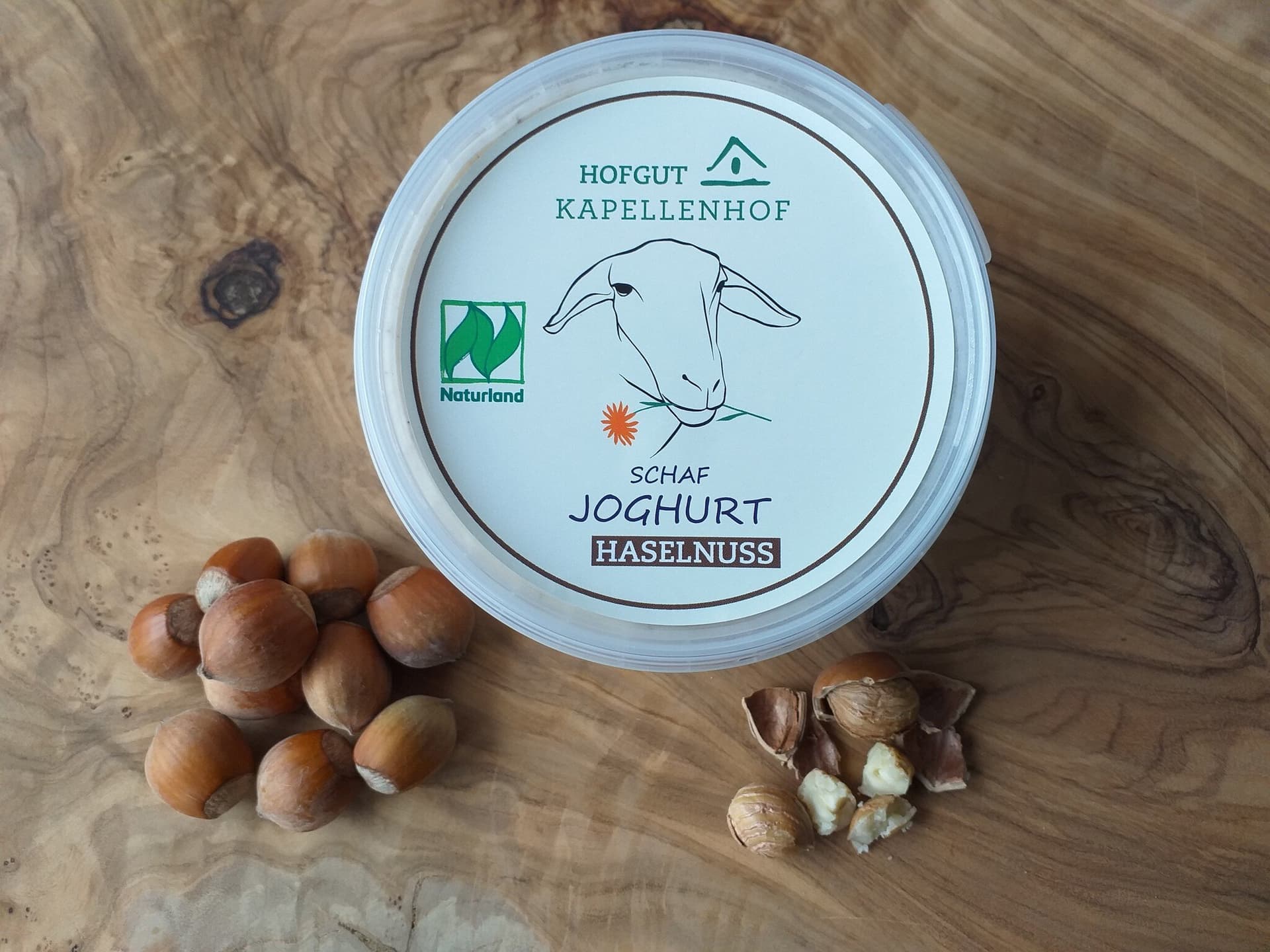 Hofgut Kapellenhof Schafjoghurt Haselnuss