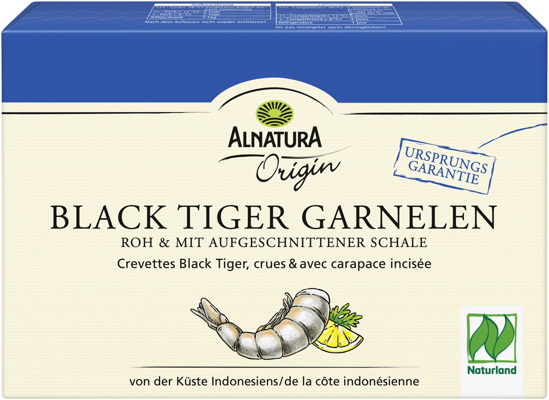 Alnatura Origin Black Tiger Garnelen (TK)