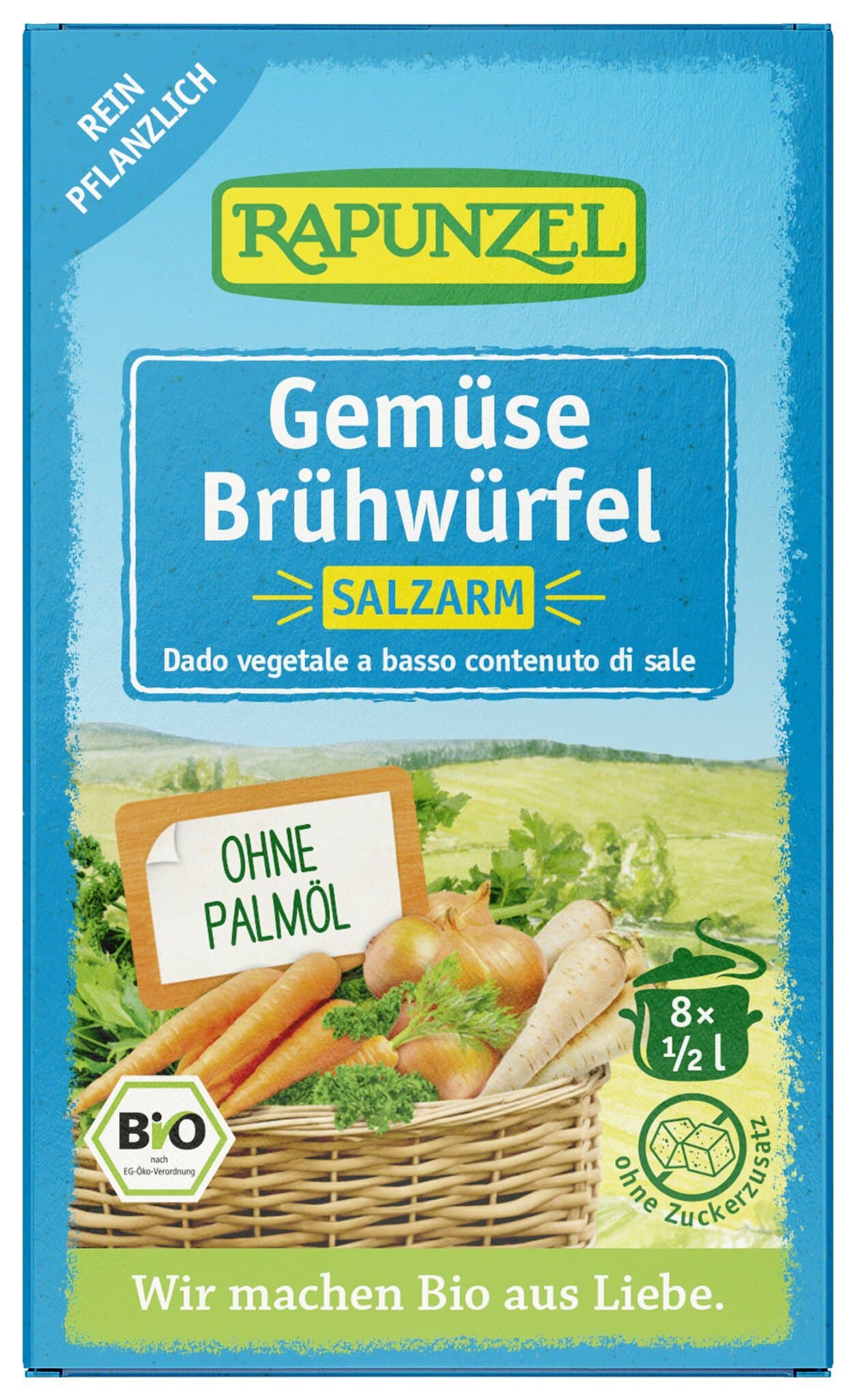 Rapunzel Gemüse Brühwürfel Salzarm