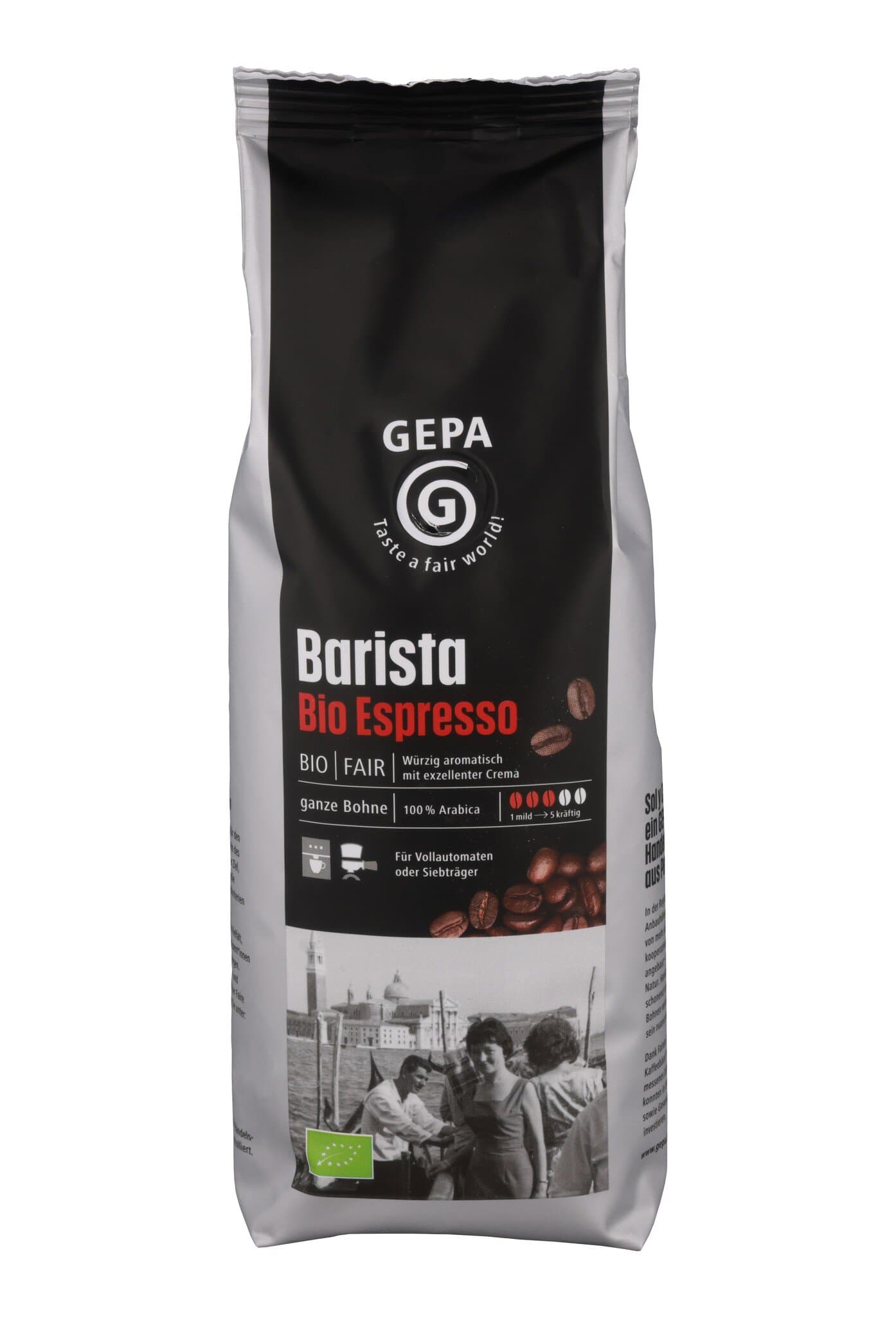Gepa Barista Espresso ganze Bohne