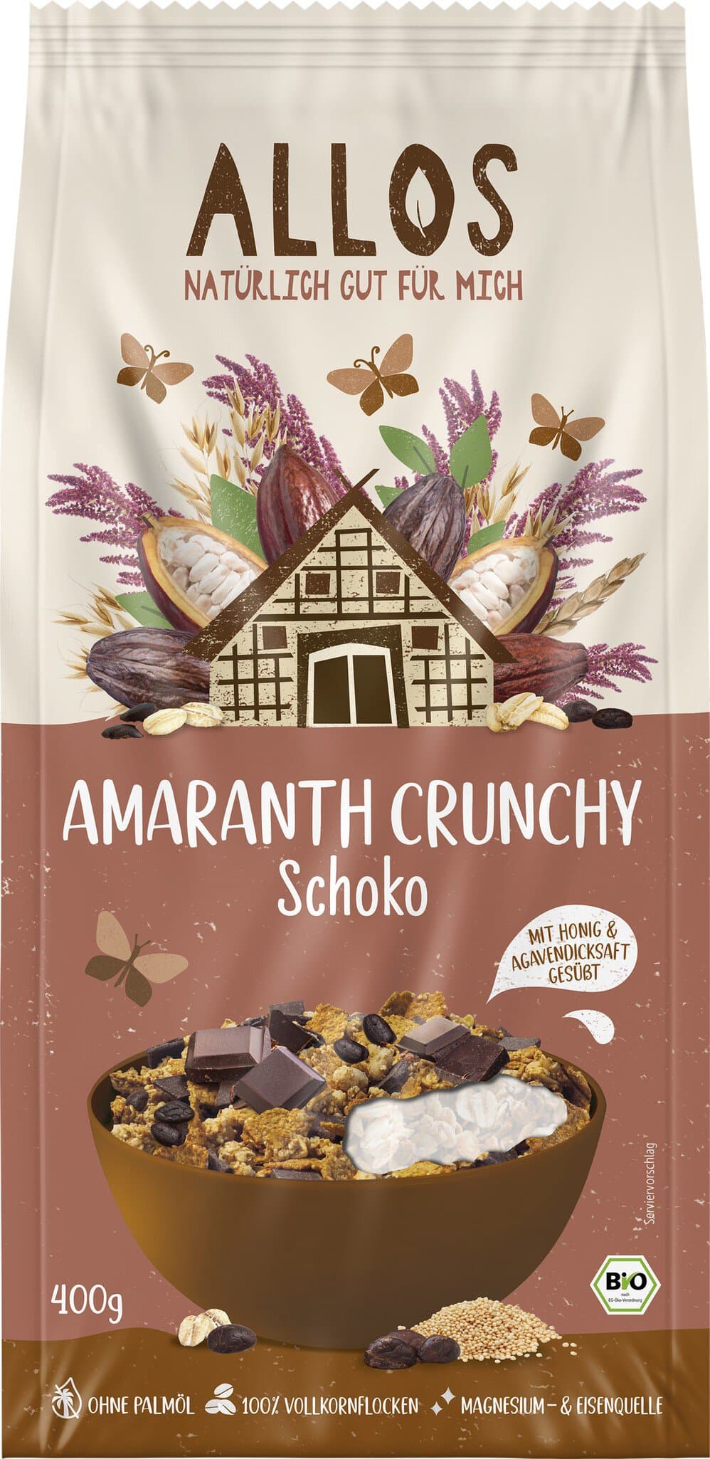 Allos Crunchy Schokolade