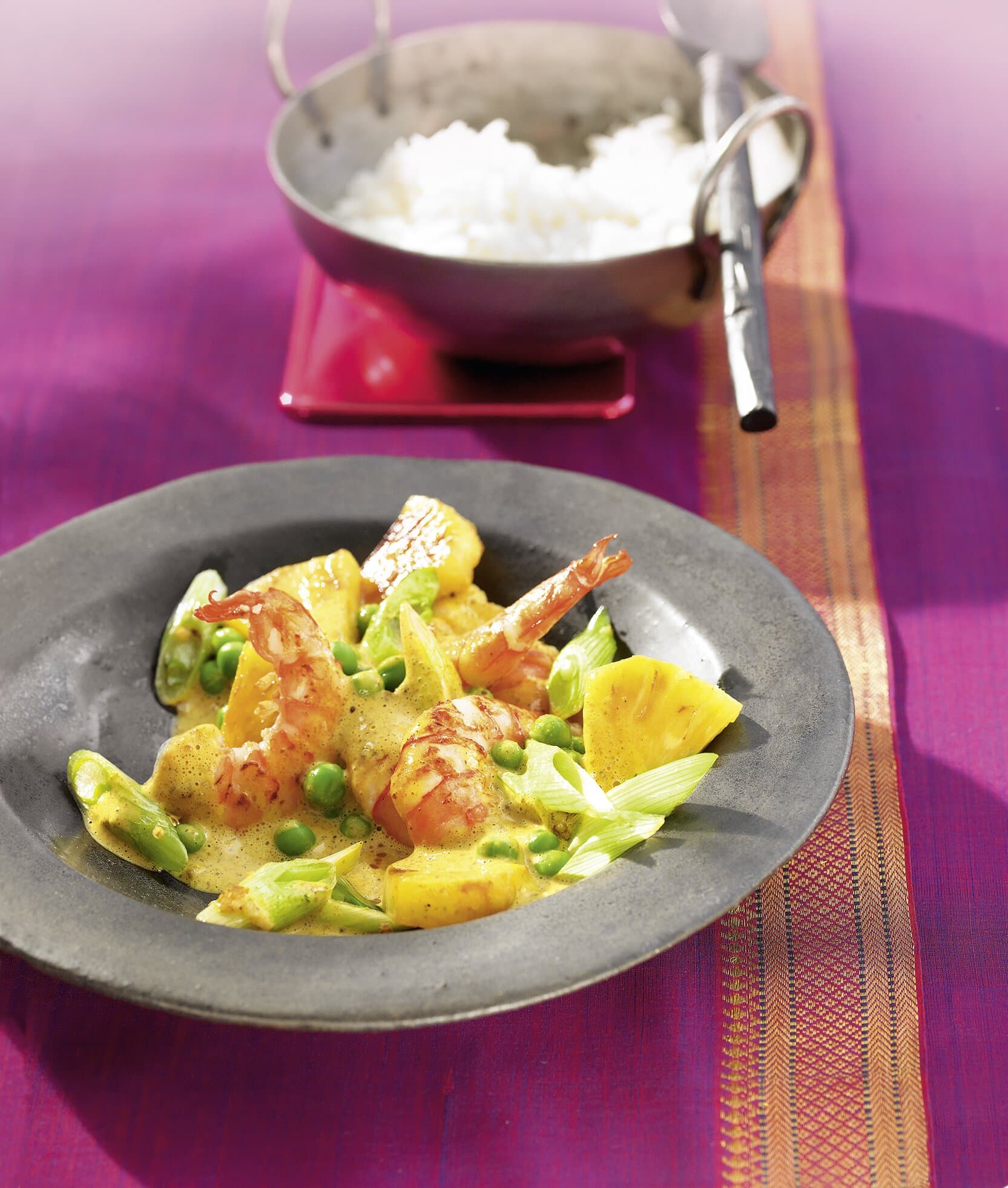 Ananas-Garnelen-Curry