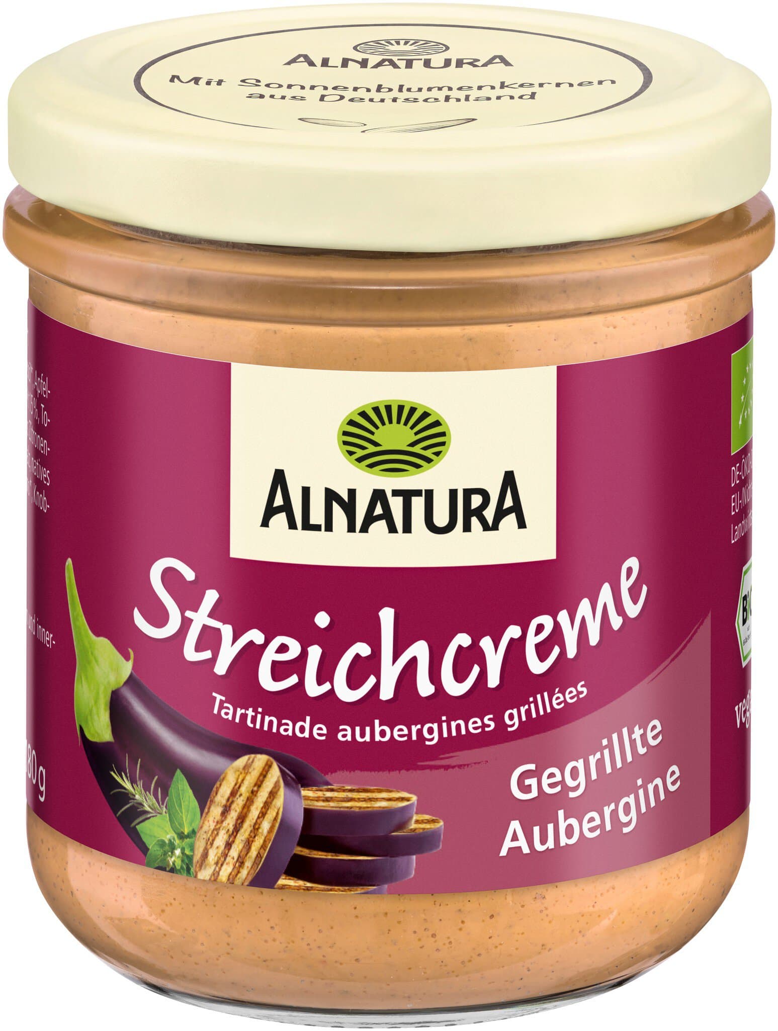 Alnatura Streichcreme gegrillte Aubergine