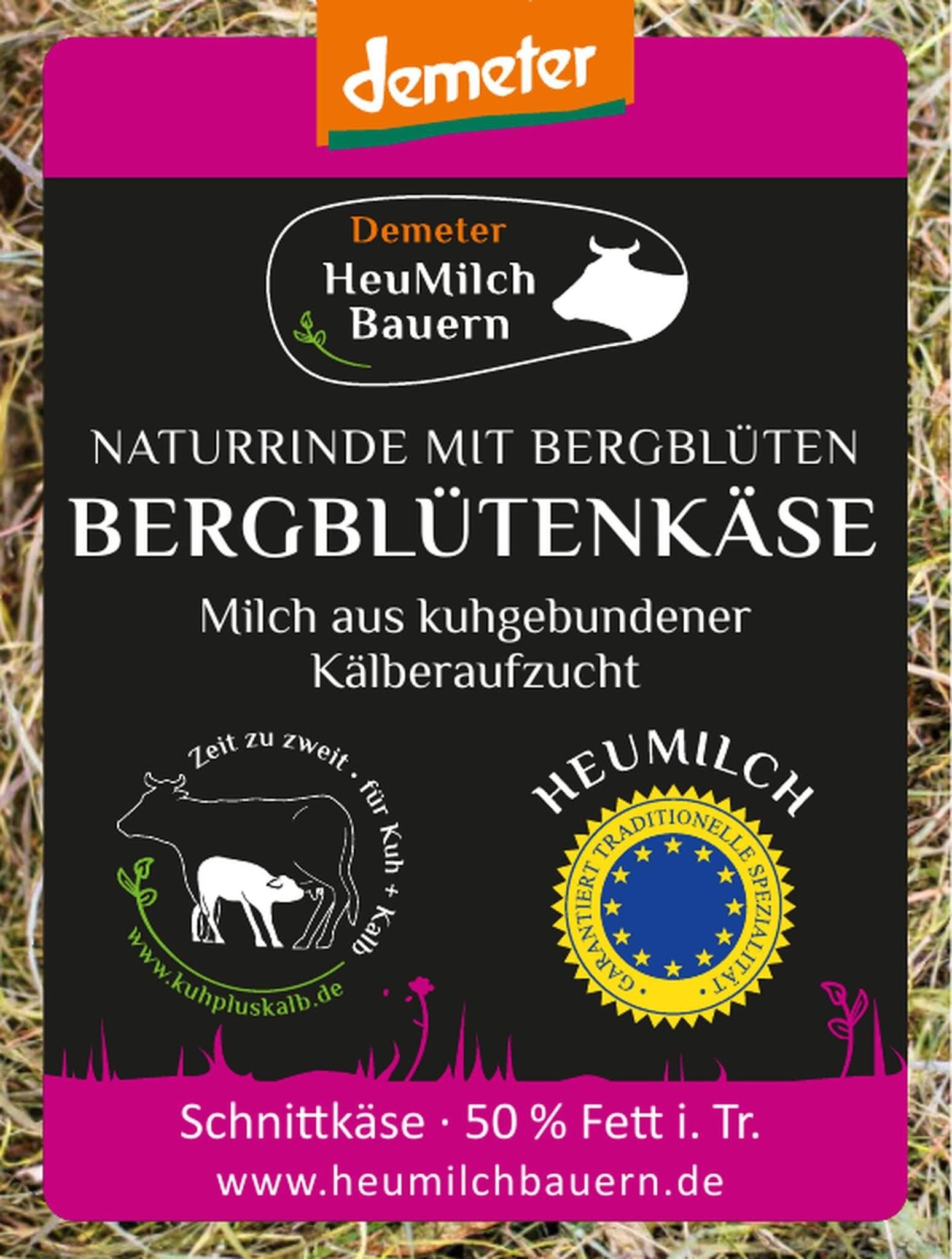 Heumilch Bauern Bergblütenkäse