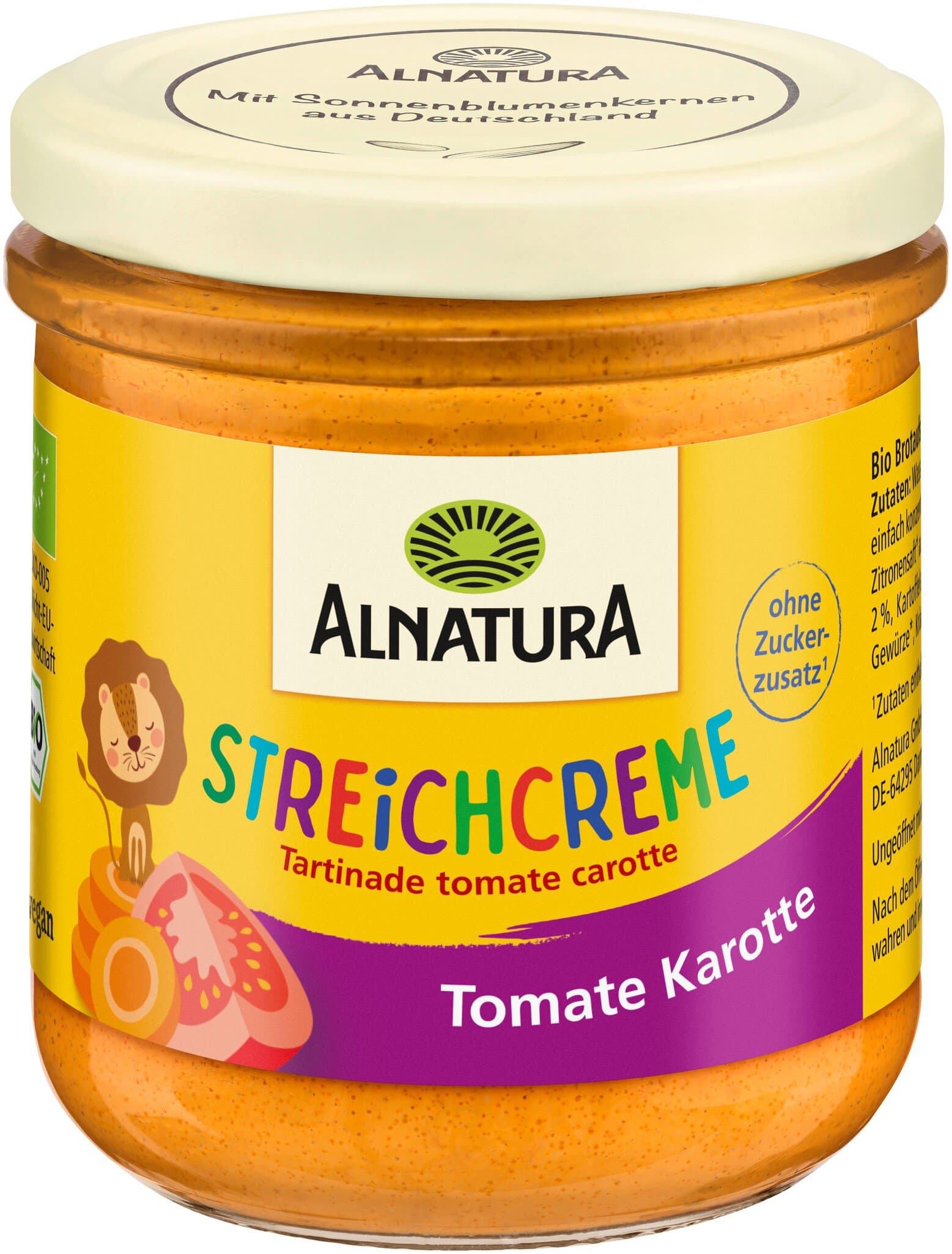 Alnatura Streichcreme Tomate-Karotte
