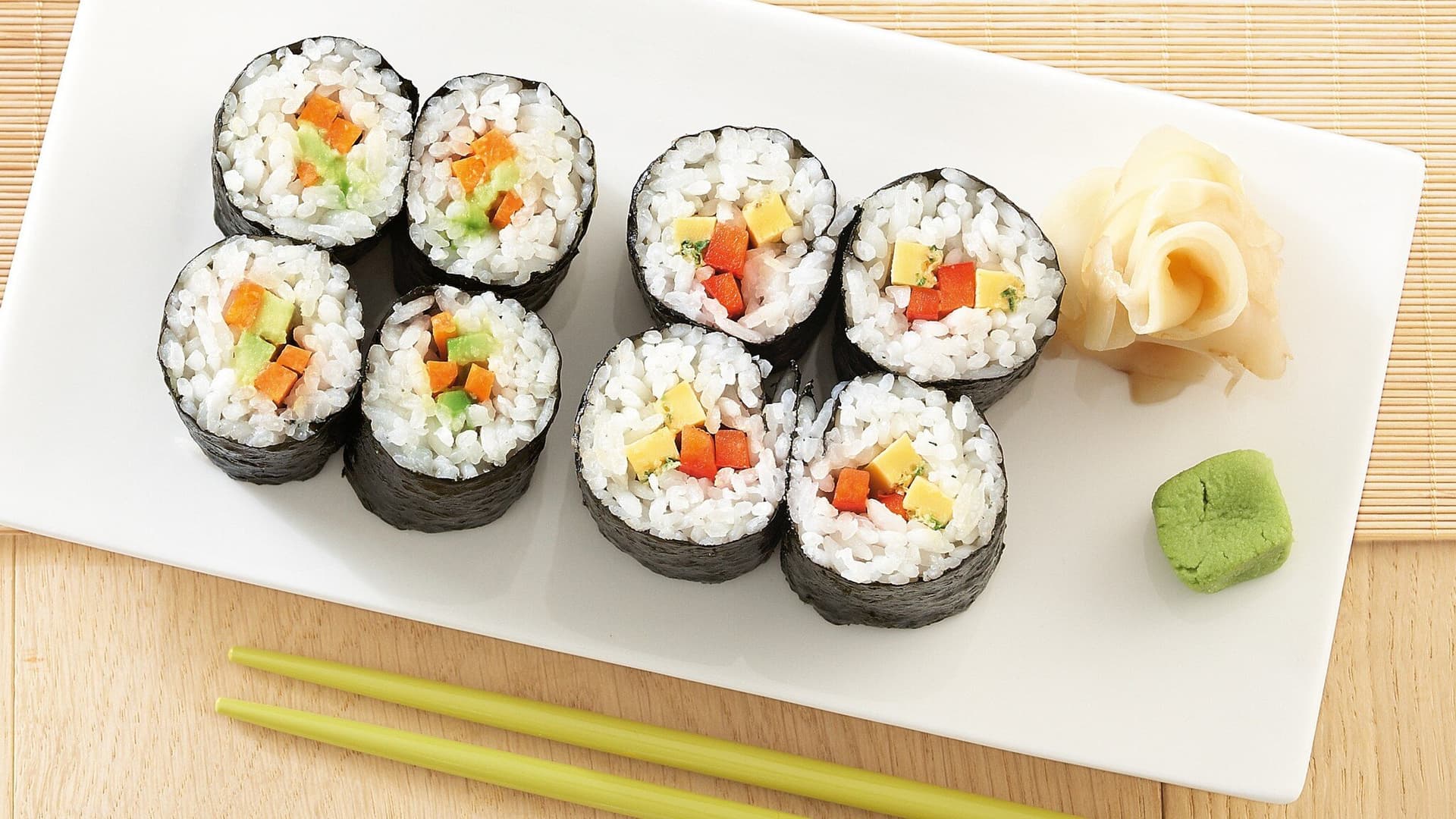 Vegetarisches Sushi