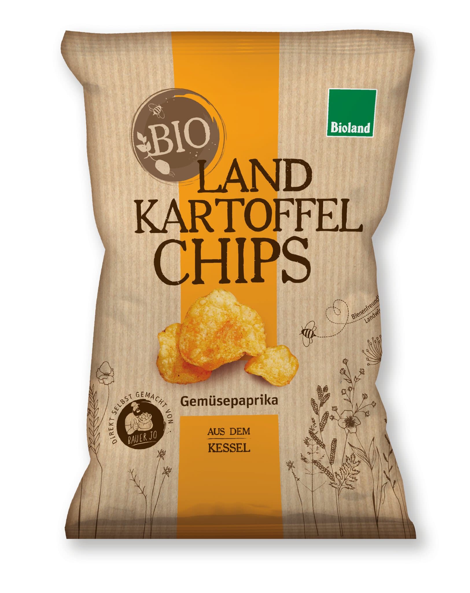 Jo Snack Landkartoffelchips Gemüsepaprika
