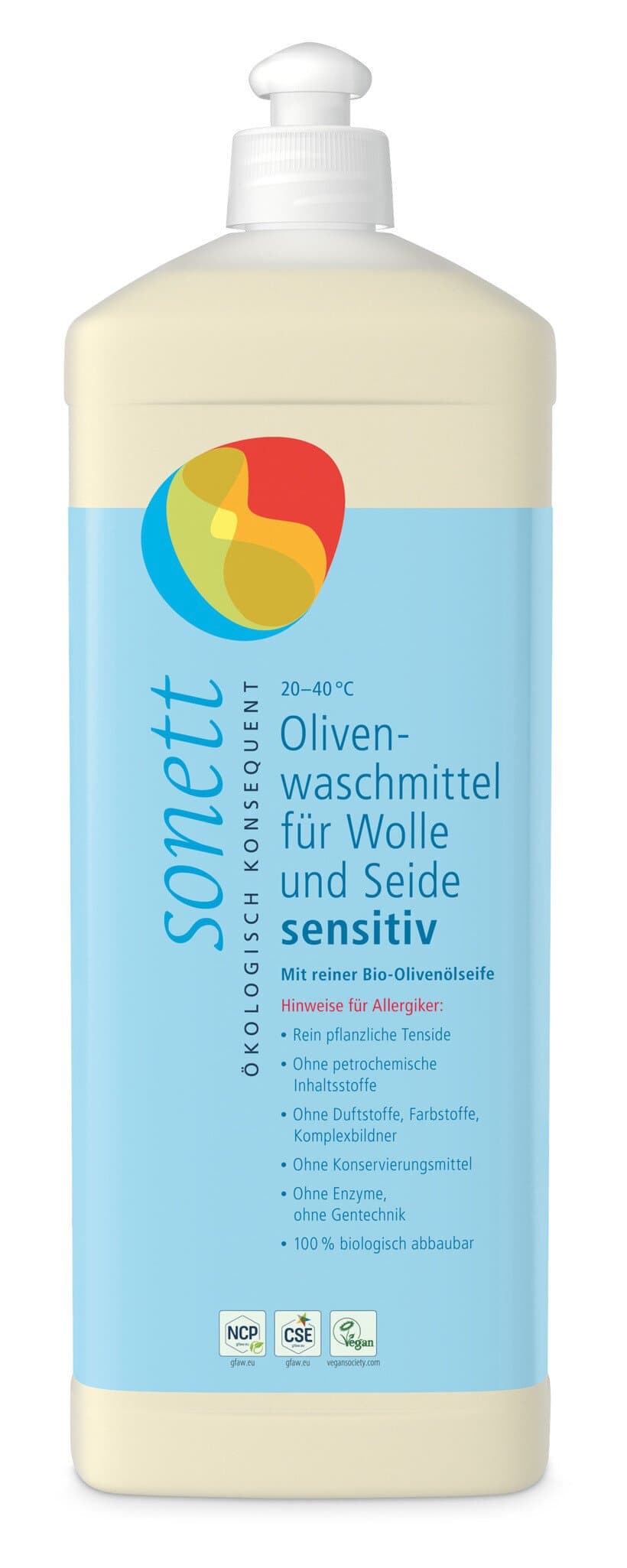 Sonett Olivenwaschmittel Wolle&Seide Sensitiv