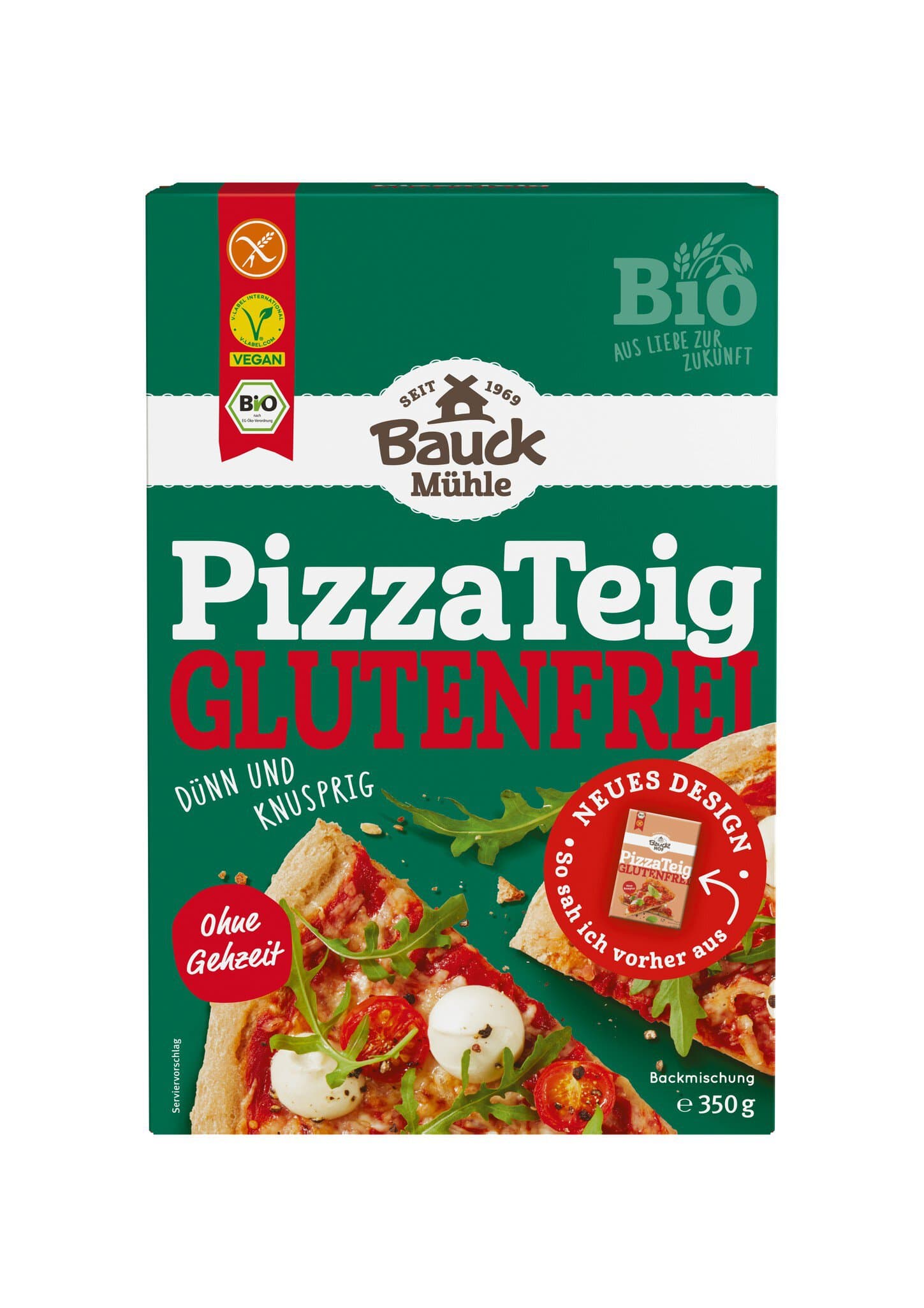 Bauckmühle Pizza Teig glutenfrei