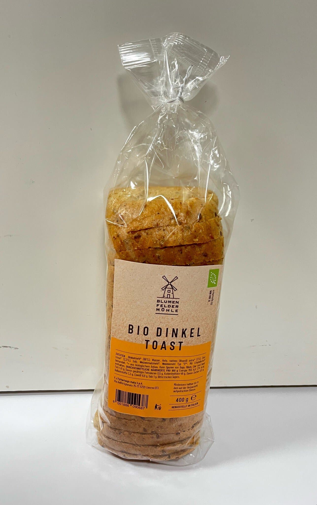 Antike Mühle Dinkel Toastbrot