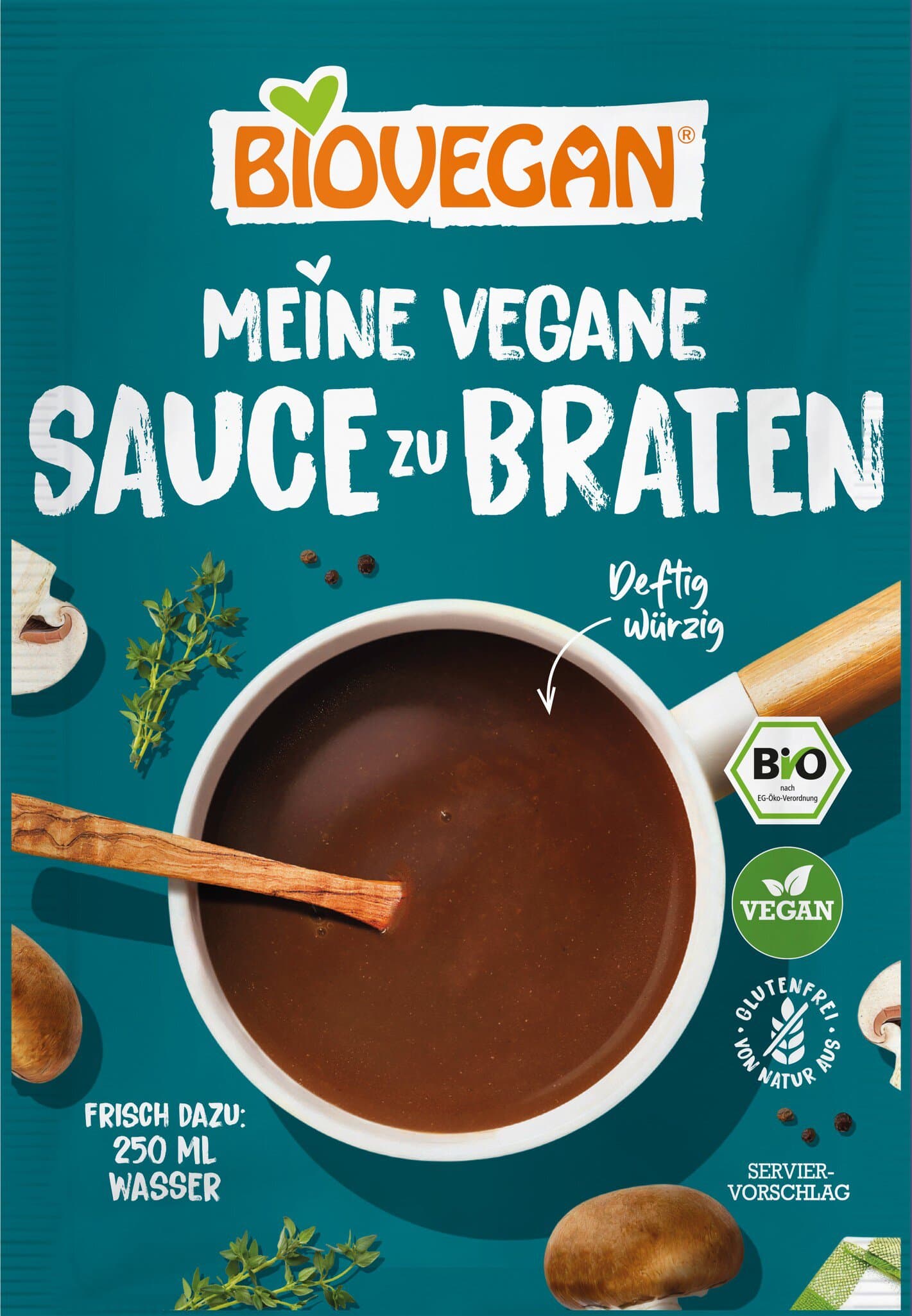 Biovegan Meine vegane Sauce Braten