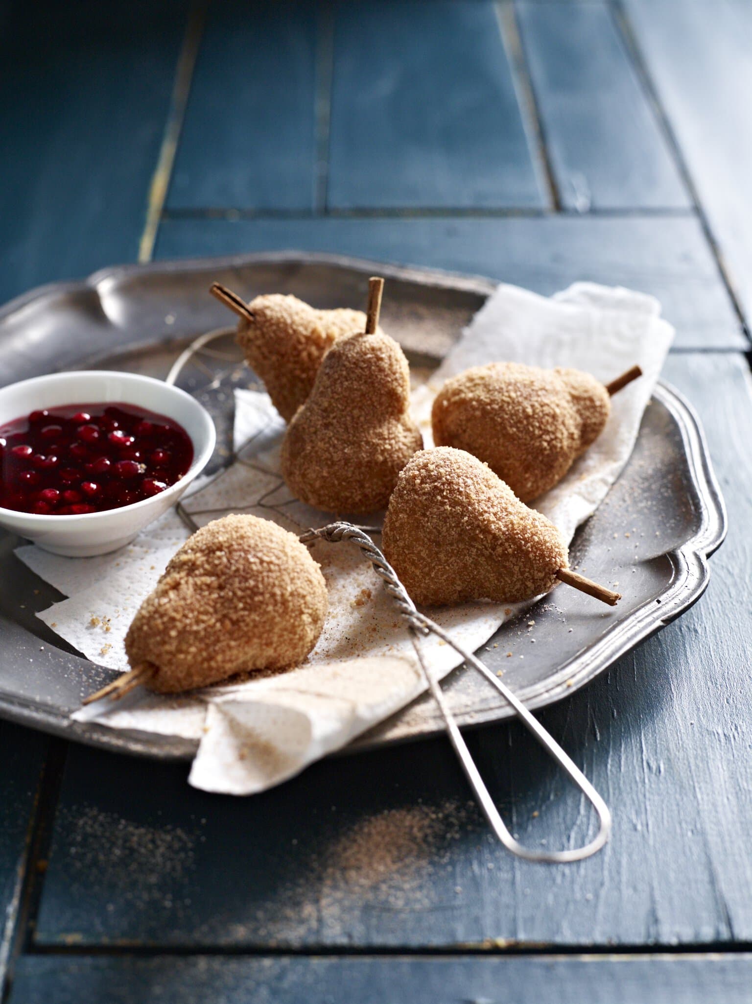 Gebackene Birnen-Zimt-Knödel
