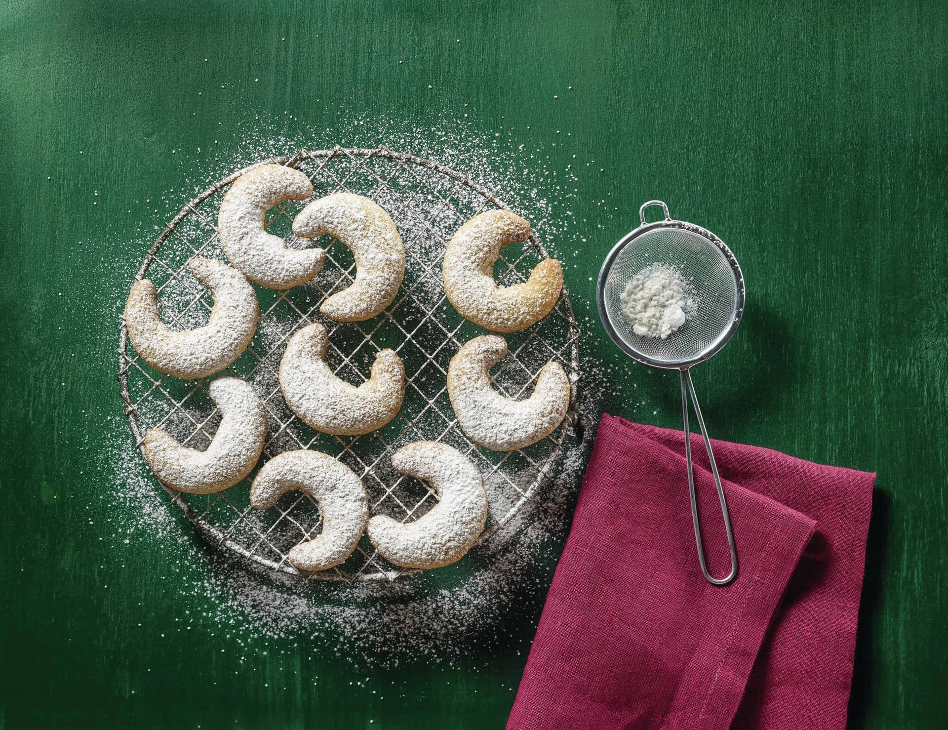 Dinkel-Vanillekipferl
